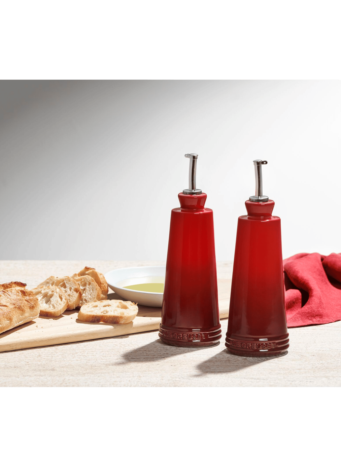 Keramik Öl- und Essigset 300 ml LE CREUSET Rot