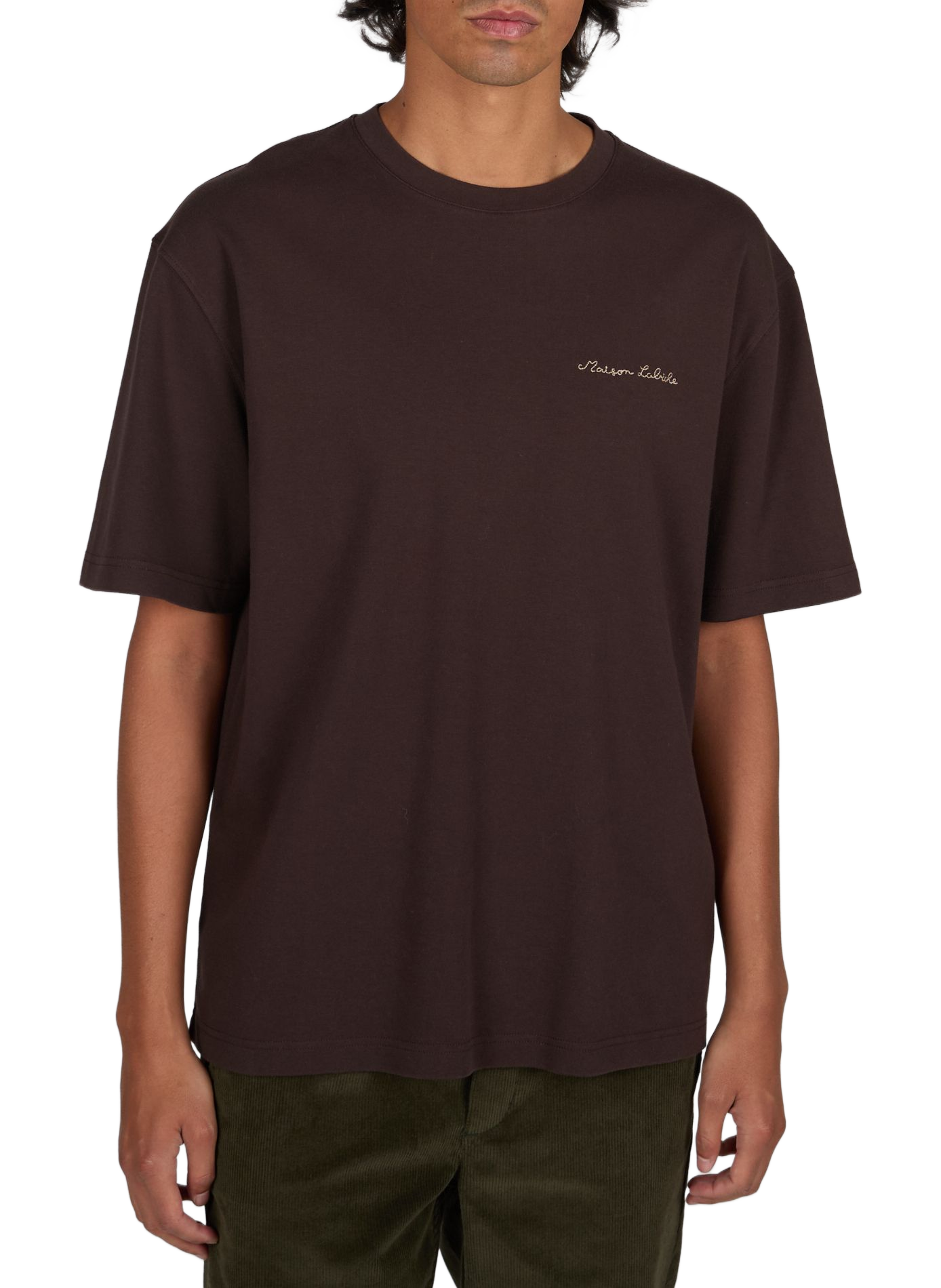 T-shirt Chassaigne en coton MAISON LABICHE Marron