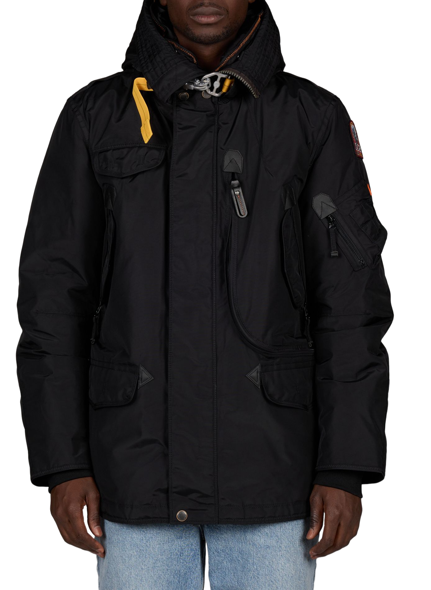 Parka Rechterhand met capuchon PARAJUMPERS Zwart