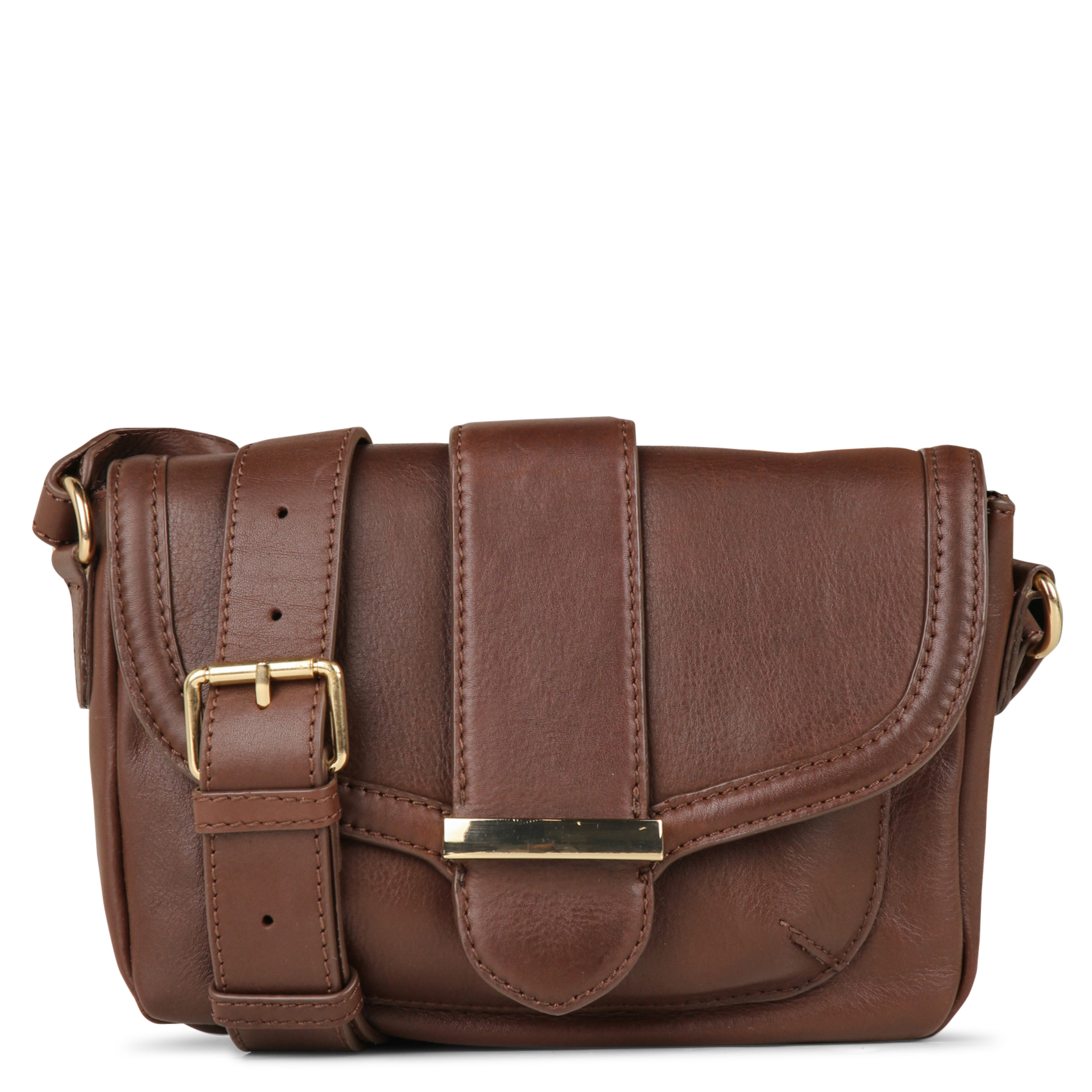 Sac bandoulière en cuir de vache marcel MAISON 123 Rouge