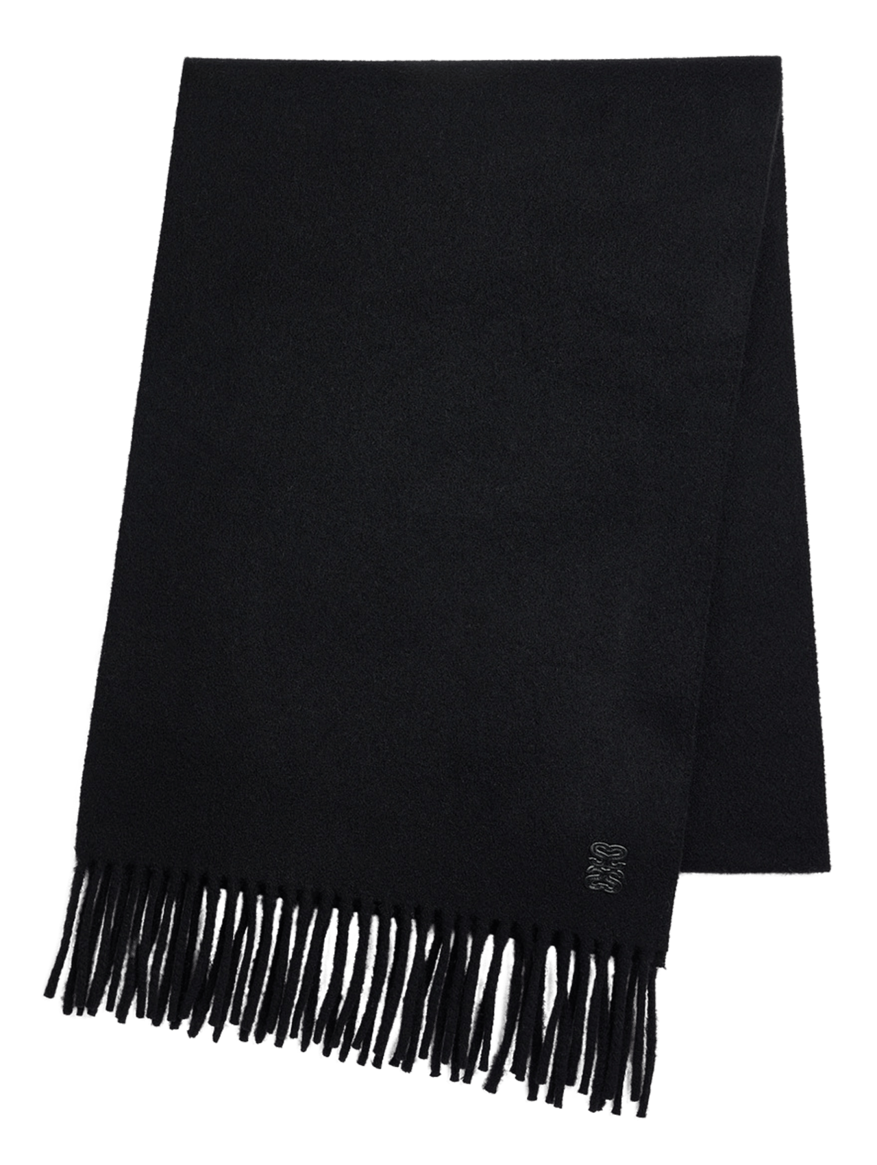 Echarpe en laine SANDRO Noir