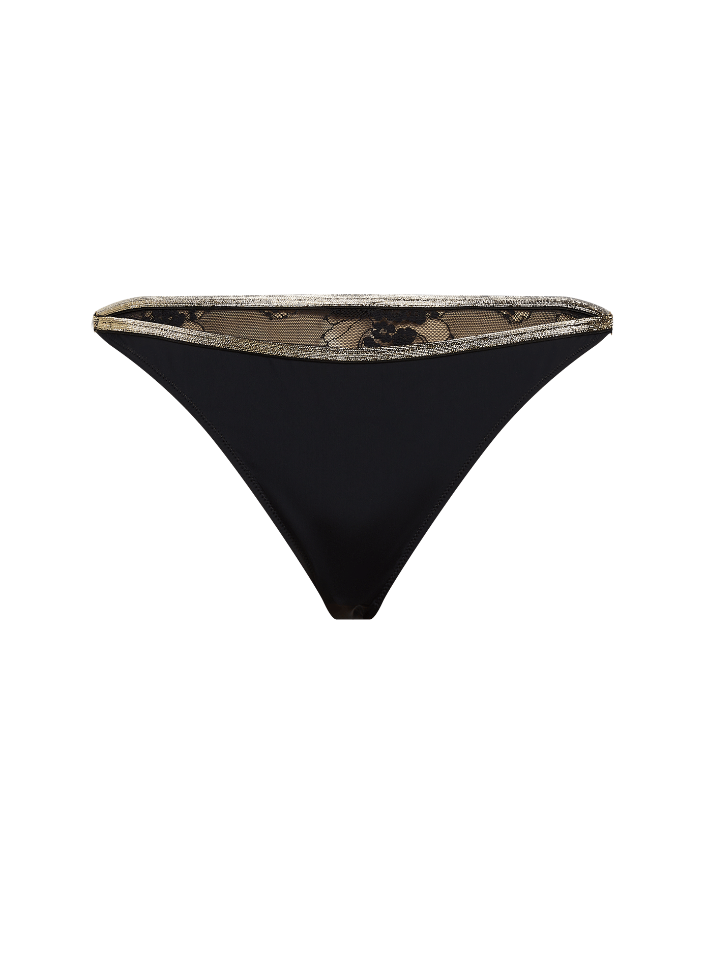 Culotte mit glitzerndem Bund LA NOUVELLE Schwarz