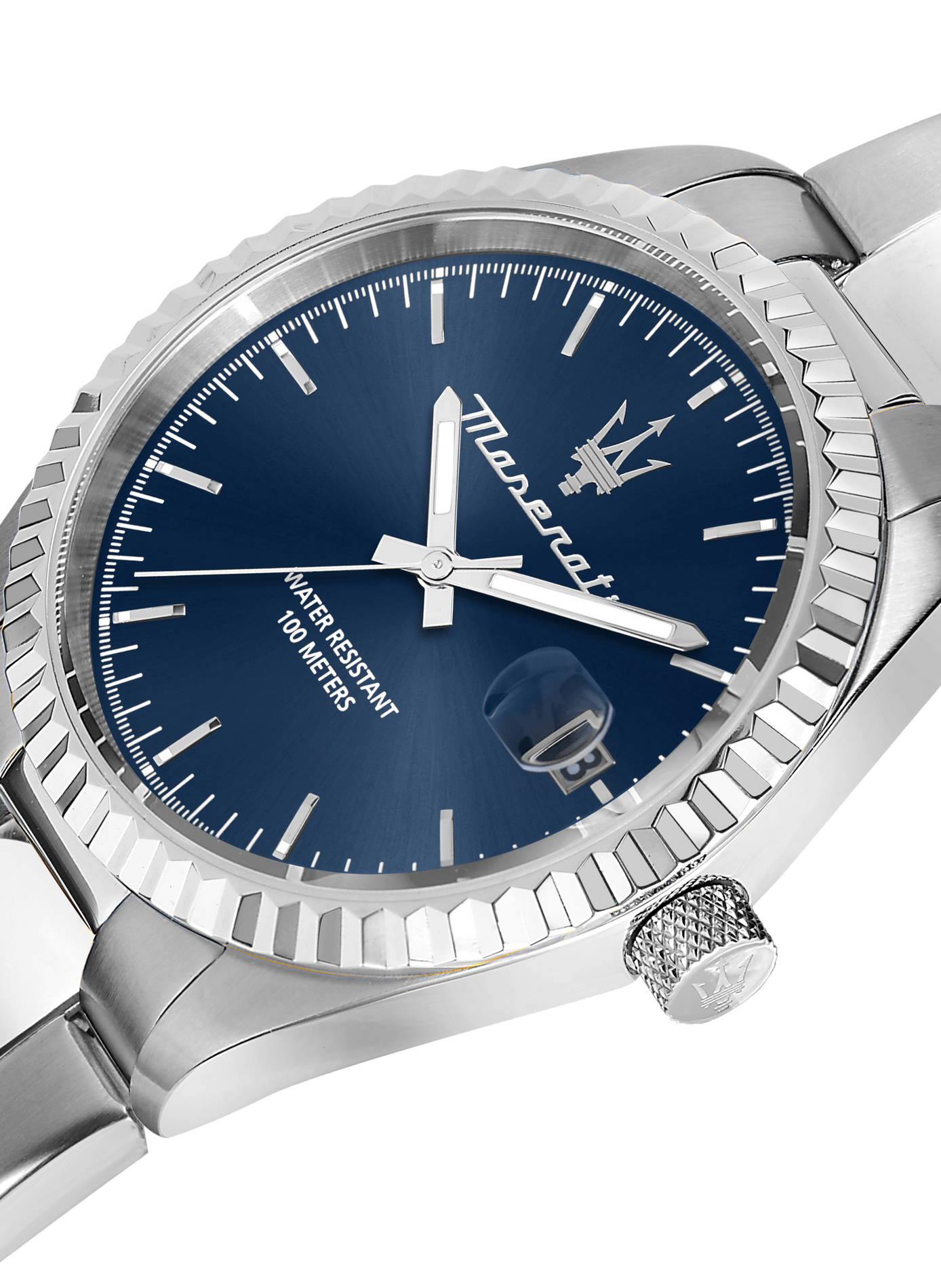 Montre quartz en acier inoxydable MASERATI Bleu