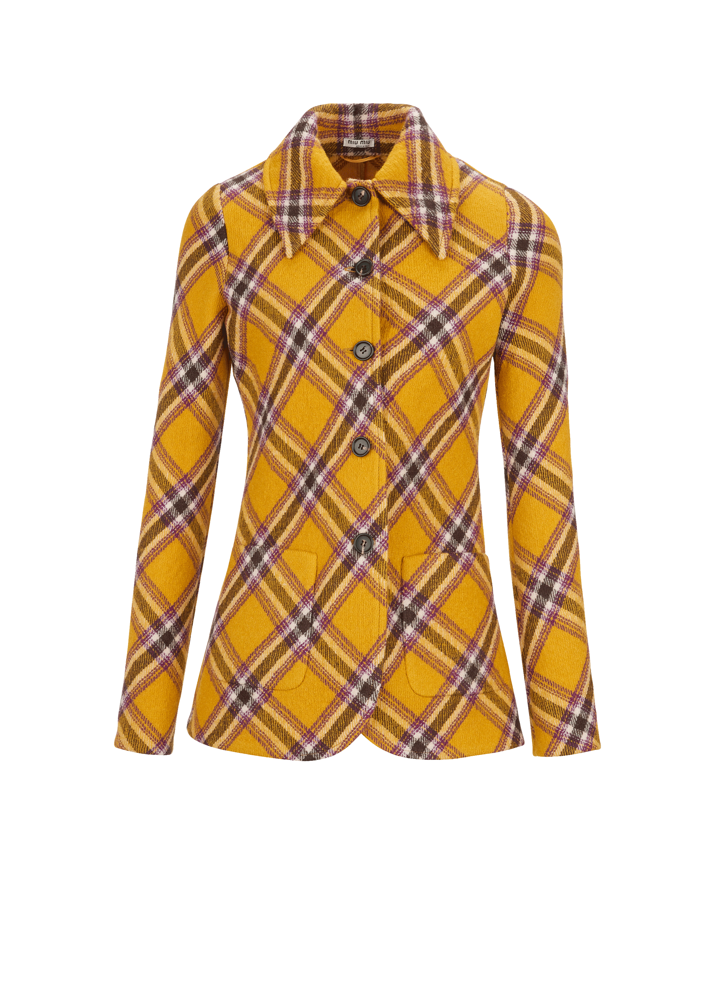 Veste en laine vierge mélangée