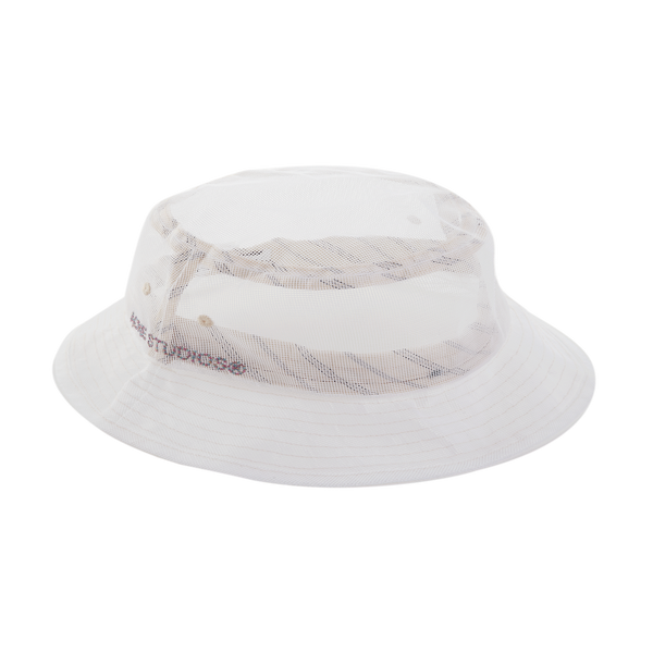 Acne Studios Nylon Bucket Hat In White