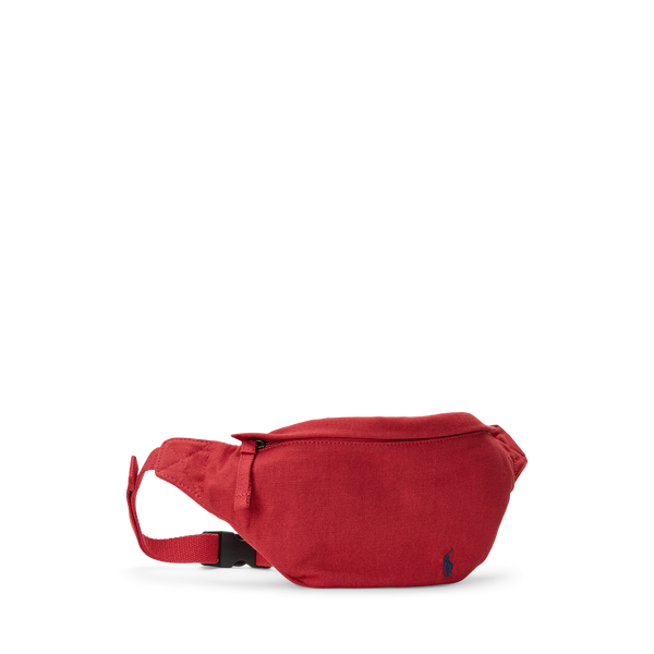 Polo Ralph Lauren Cotton Waist Bag In Red