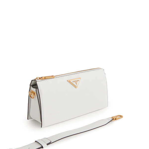 Guess Lossie Shoulder Bag In White