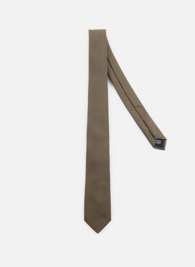 Silk patterned tie CERRUTI