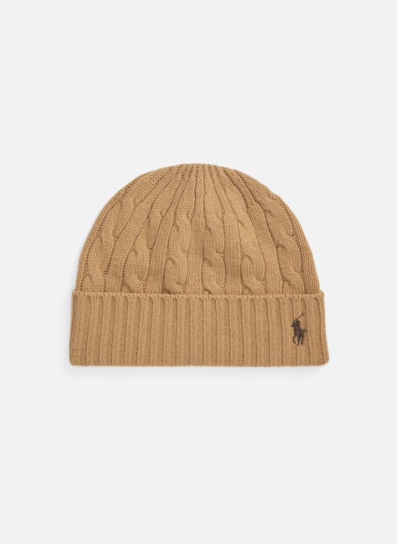 Bonnet en laine Marron by POLO RALPH LAUREN POLO RALPH LAUREN Bonnet en laine Marron