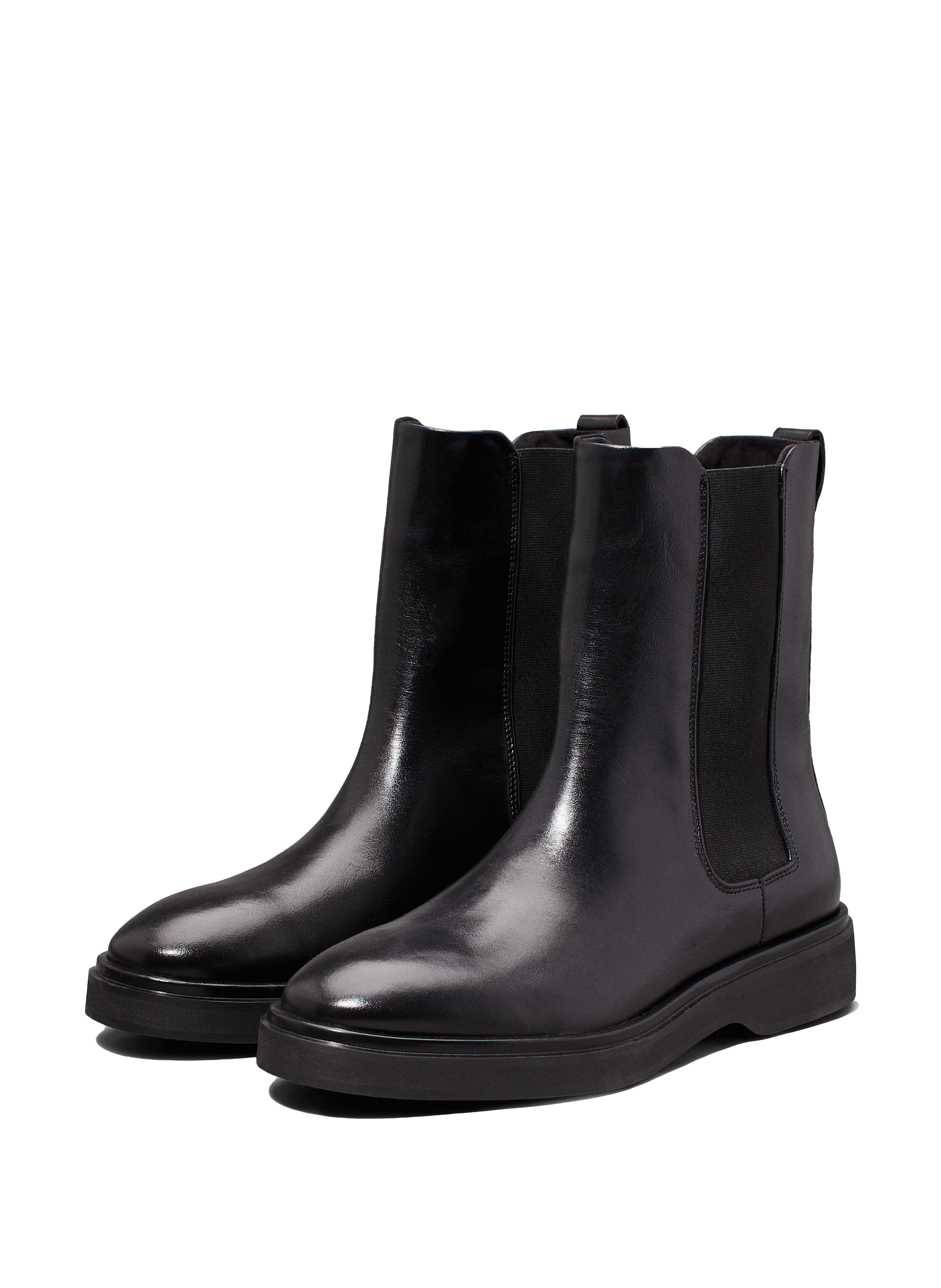 Ankle boots with silver tips CALVIN KLEIN Black