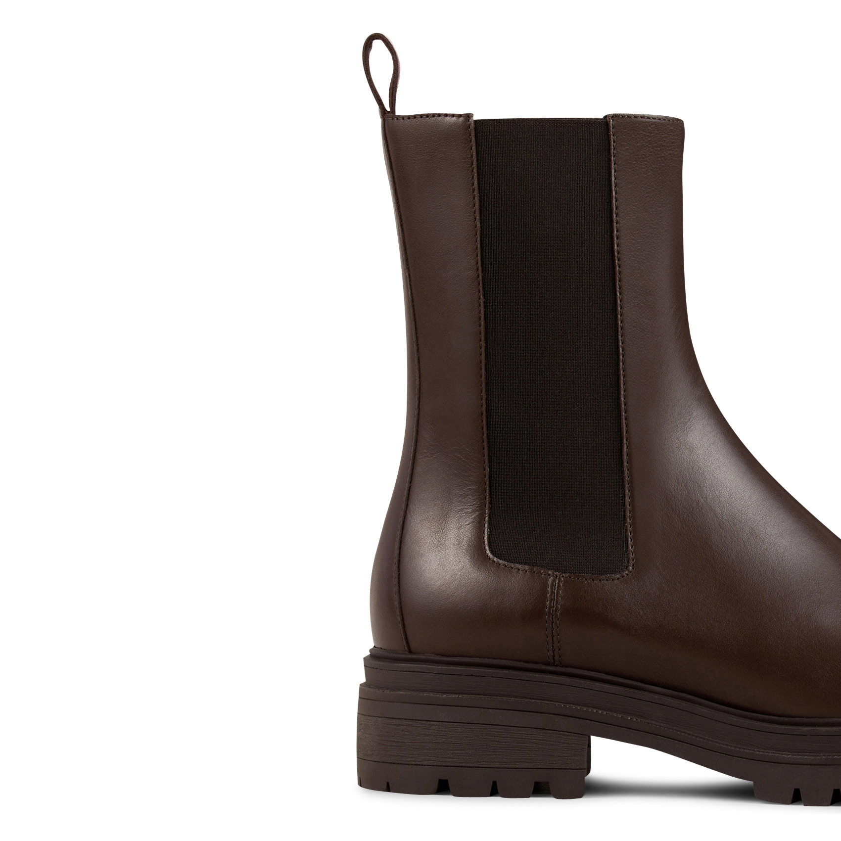 Coda chelsea boots van leer BA&SH Bruin