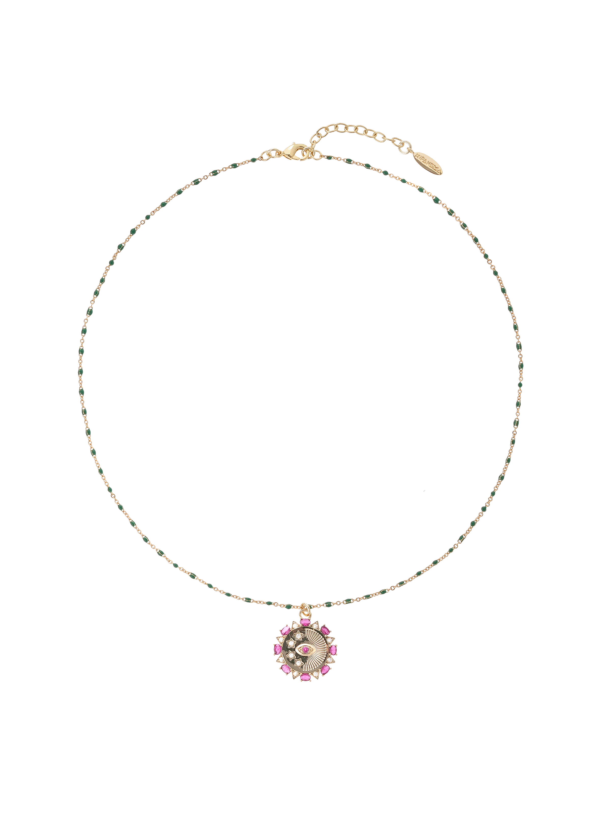 Collier de chaîne avec pendentif duardo HIPANEMA Rose