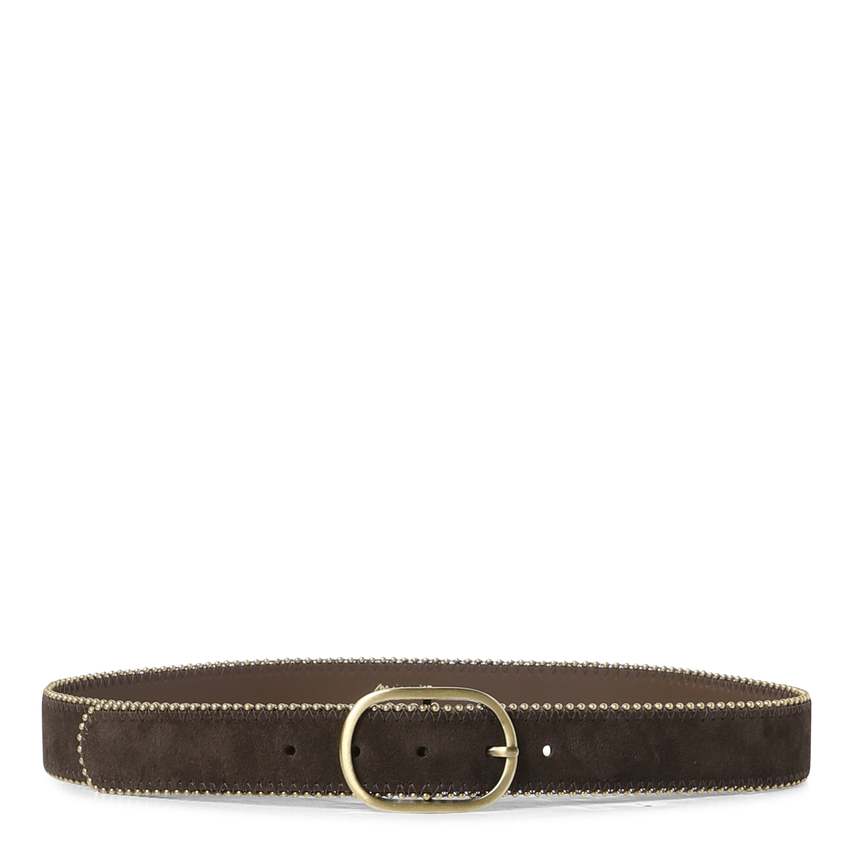 Ceinture en cuir velours jasmine MAISON 123 Marron