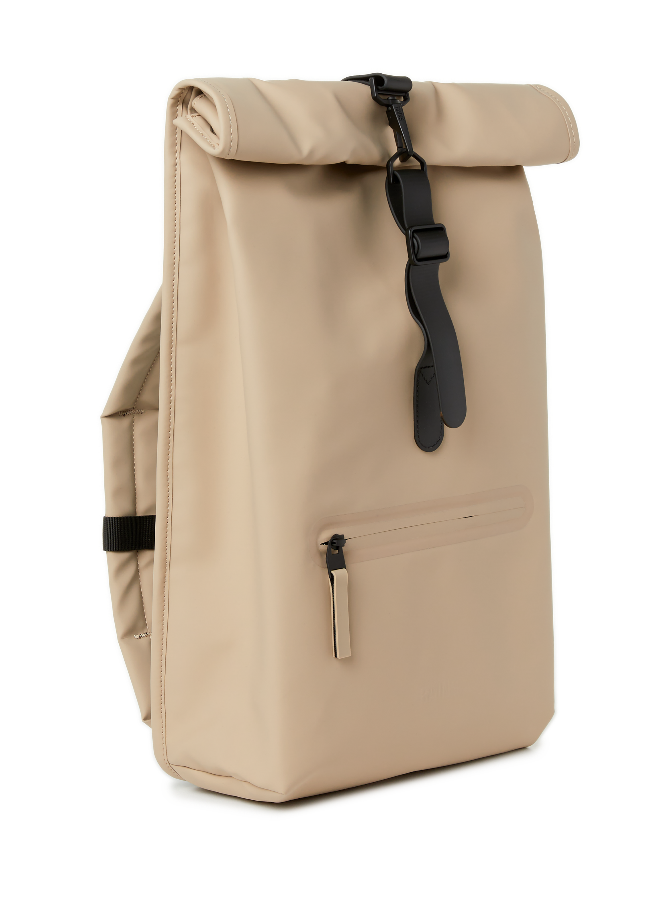Sac à dos Rolltop RAINS Beige