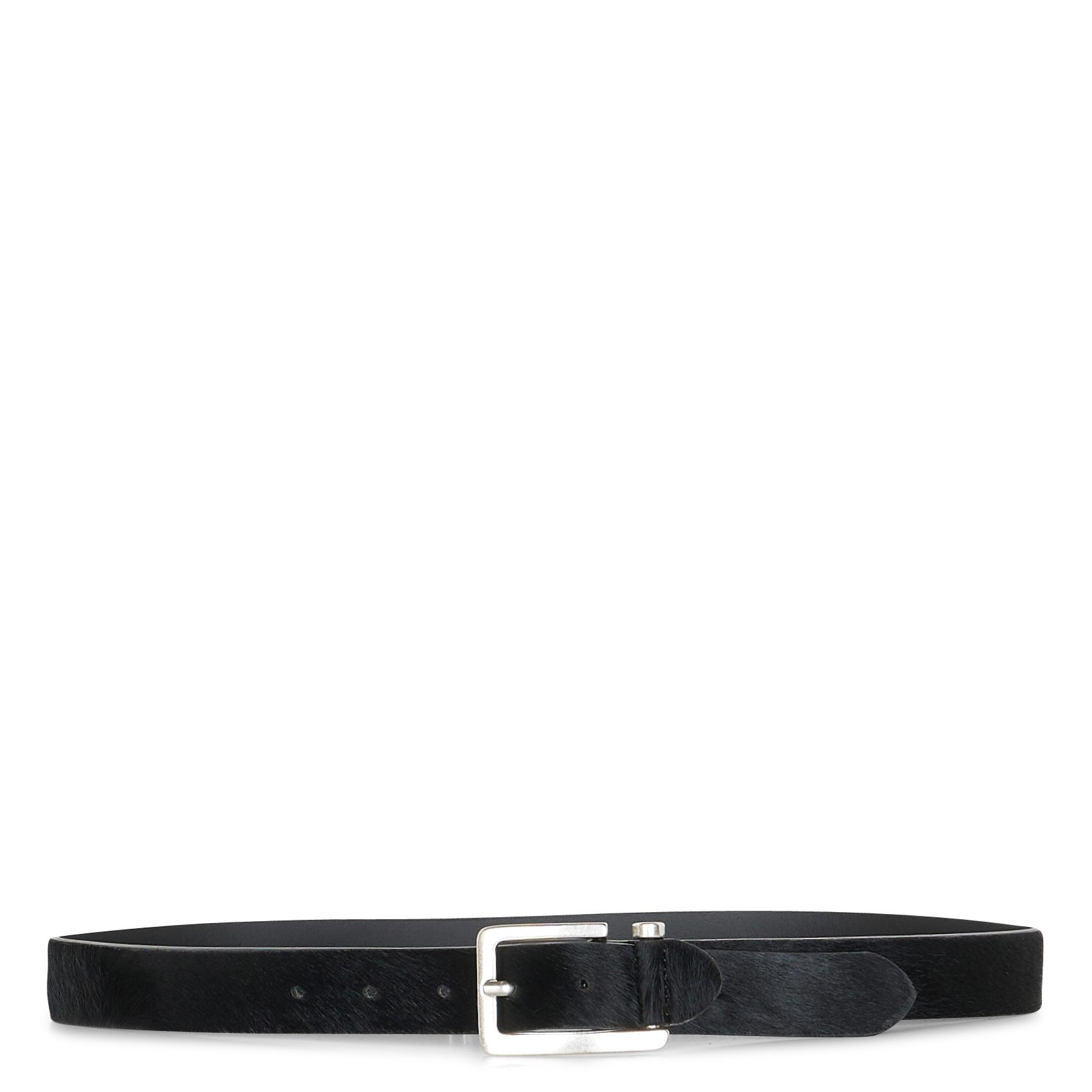 Ceinture en cuir pony IKKS Noir