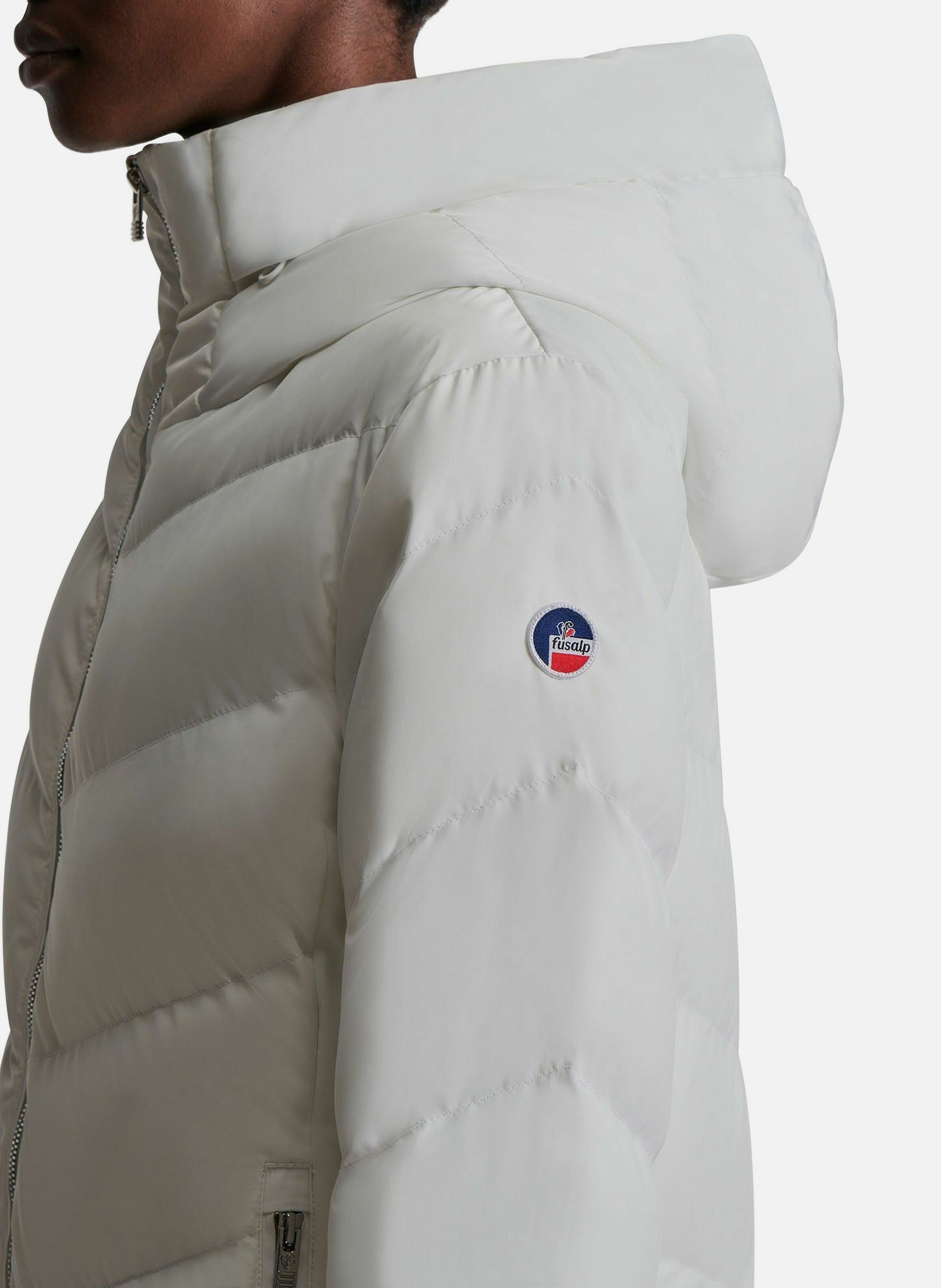 Veste de ski delphine col montant coupe ajustée FUSALP Blanc
