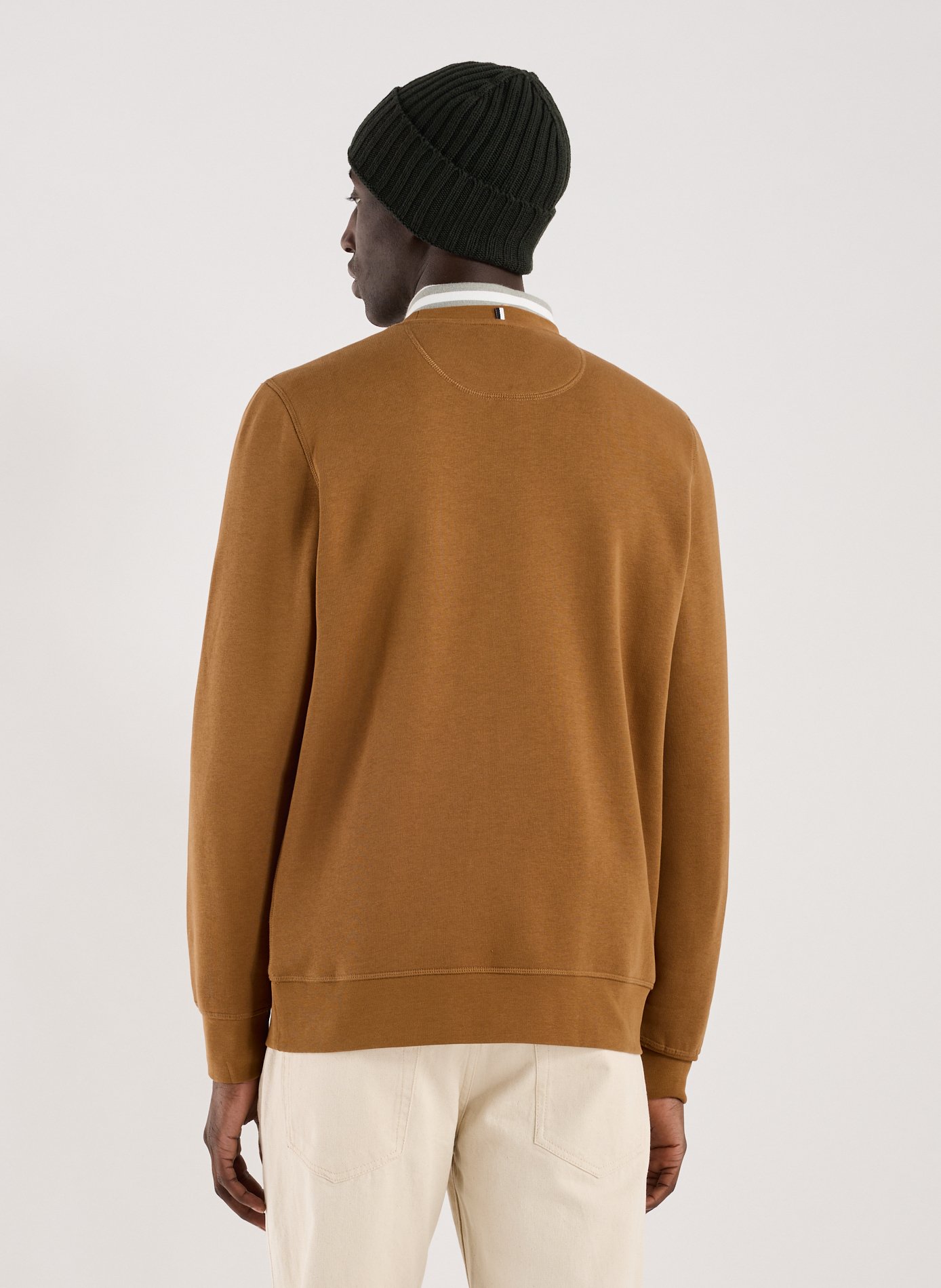 Cotton sweatshirt FAGUO Brown