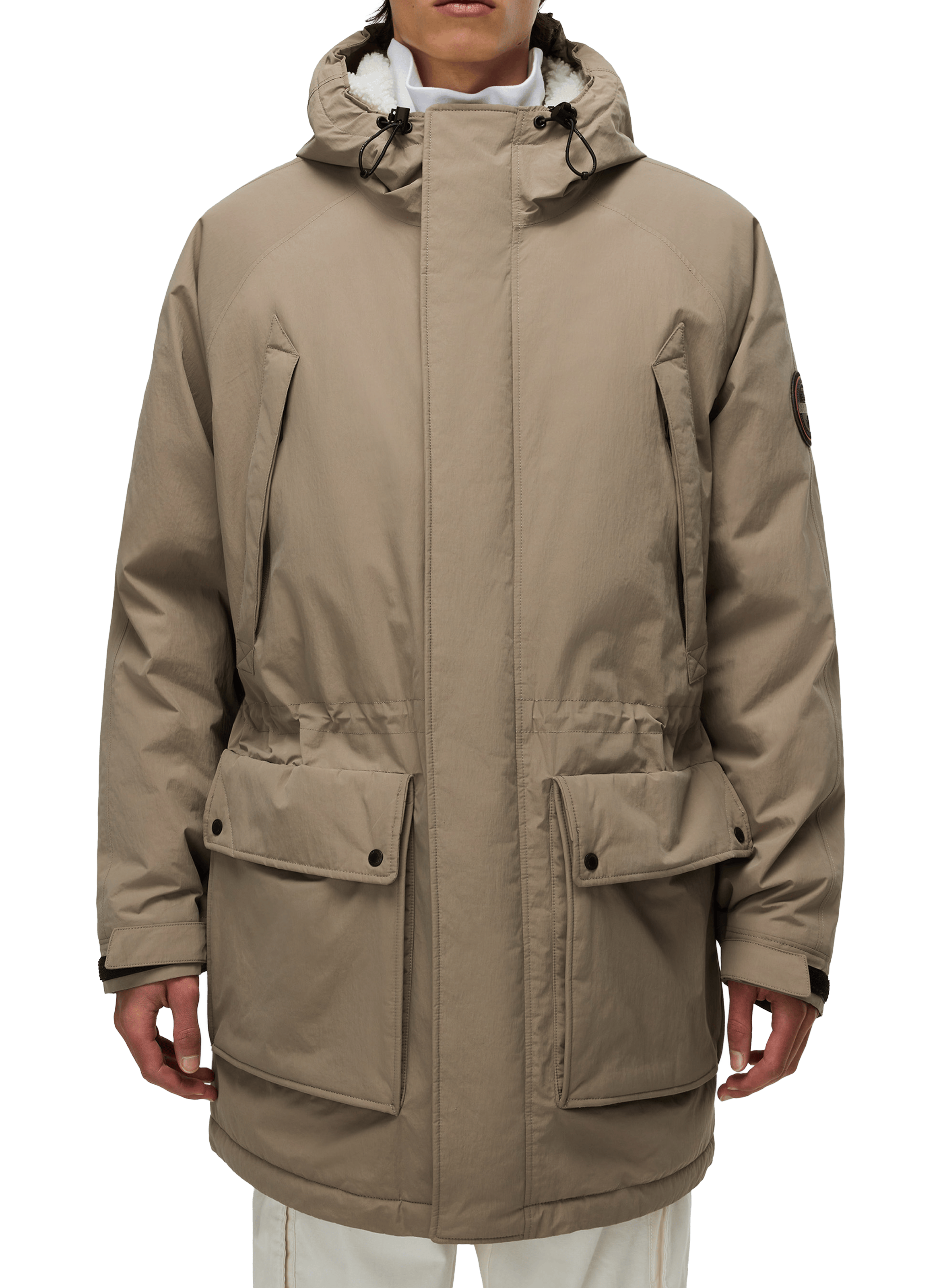 NAPAPIJRI Parka mi-longue Beige