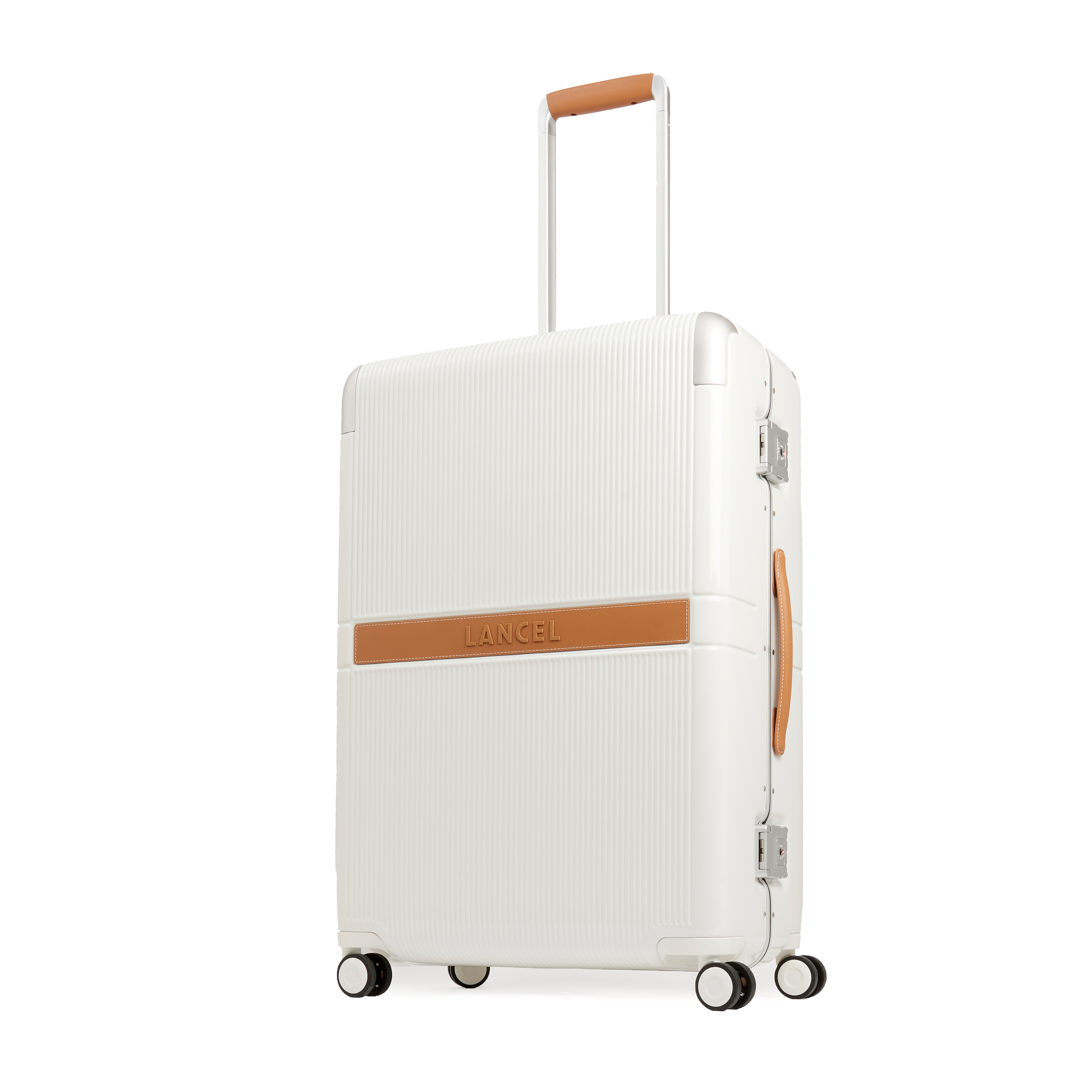 Valise cabine 4 roues empreinte de lancel en polycarbonate LANCEL Wit