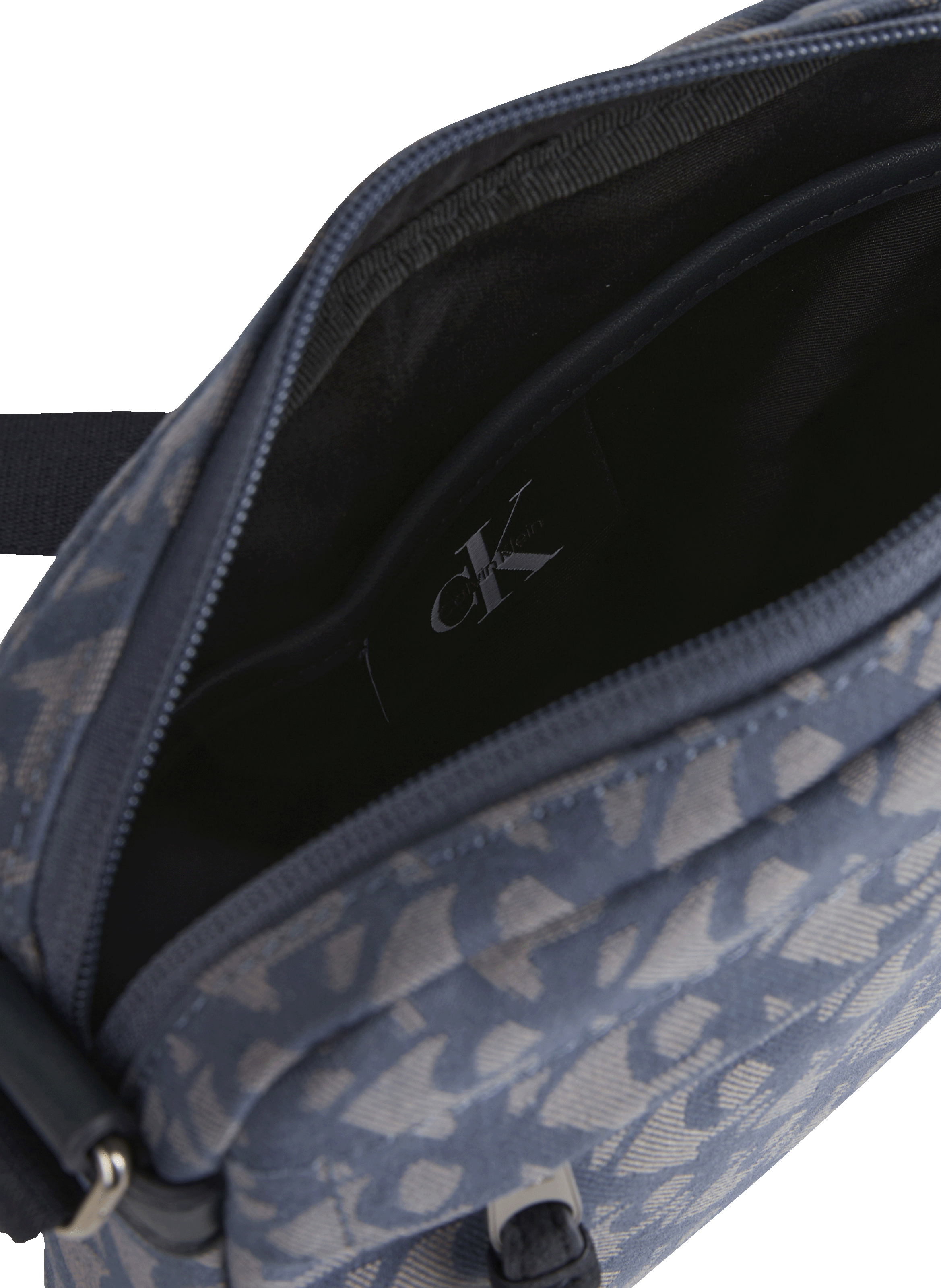 Sac à bandoulière avec imprimé CALVIN KLEIN Gris