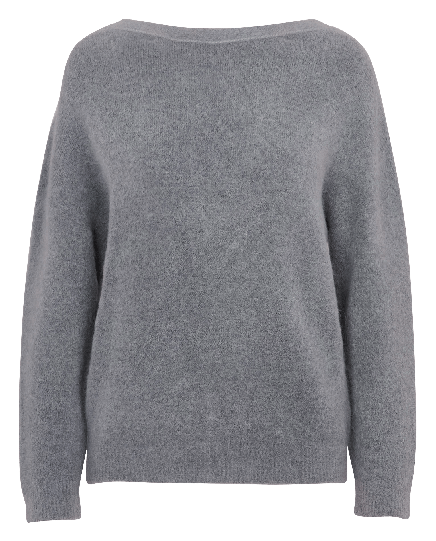 Gilet devant dos col v en laine mélangée IKKS Gris