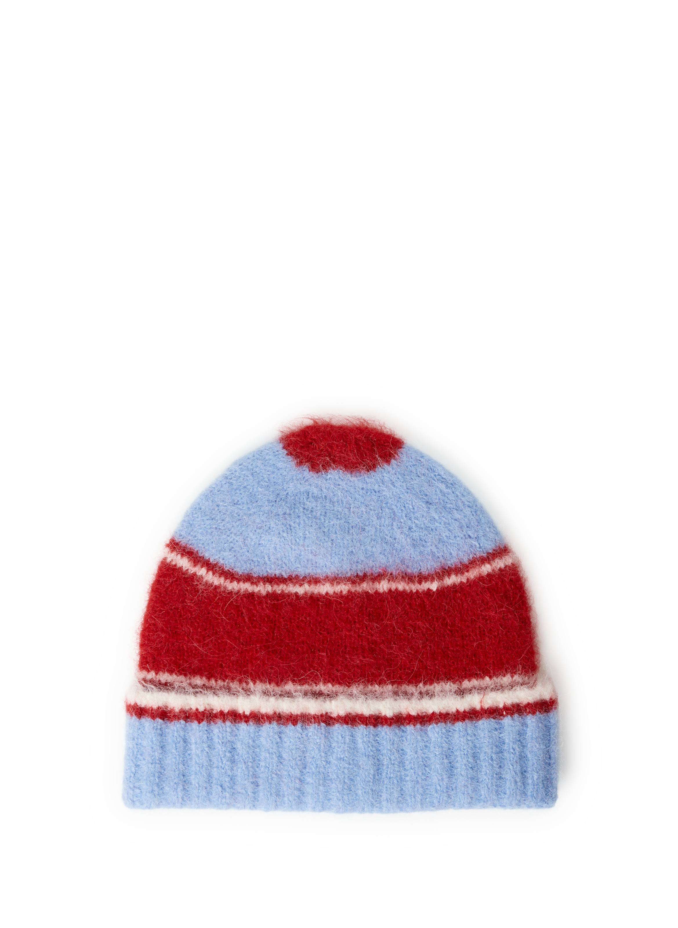SAMSOE SAMSOE Bonnet en laine d'alpaga mélangée Multicolore