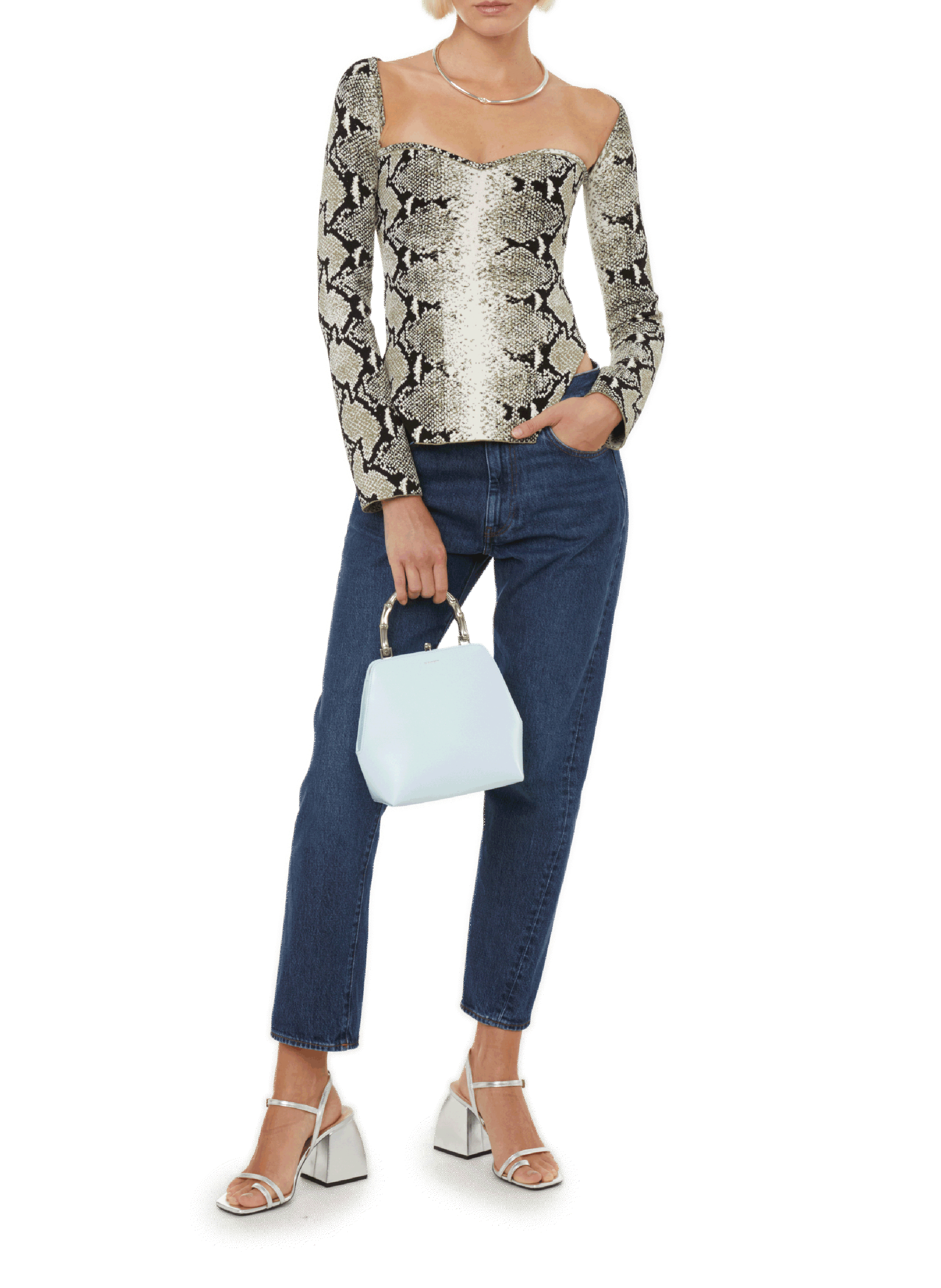 Straight-cut jeans TOTEME Blue