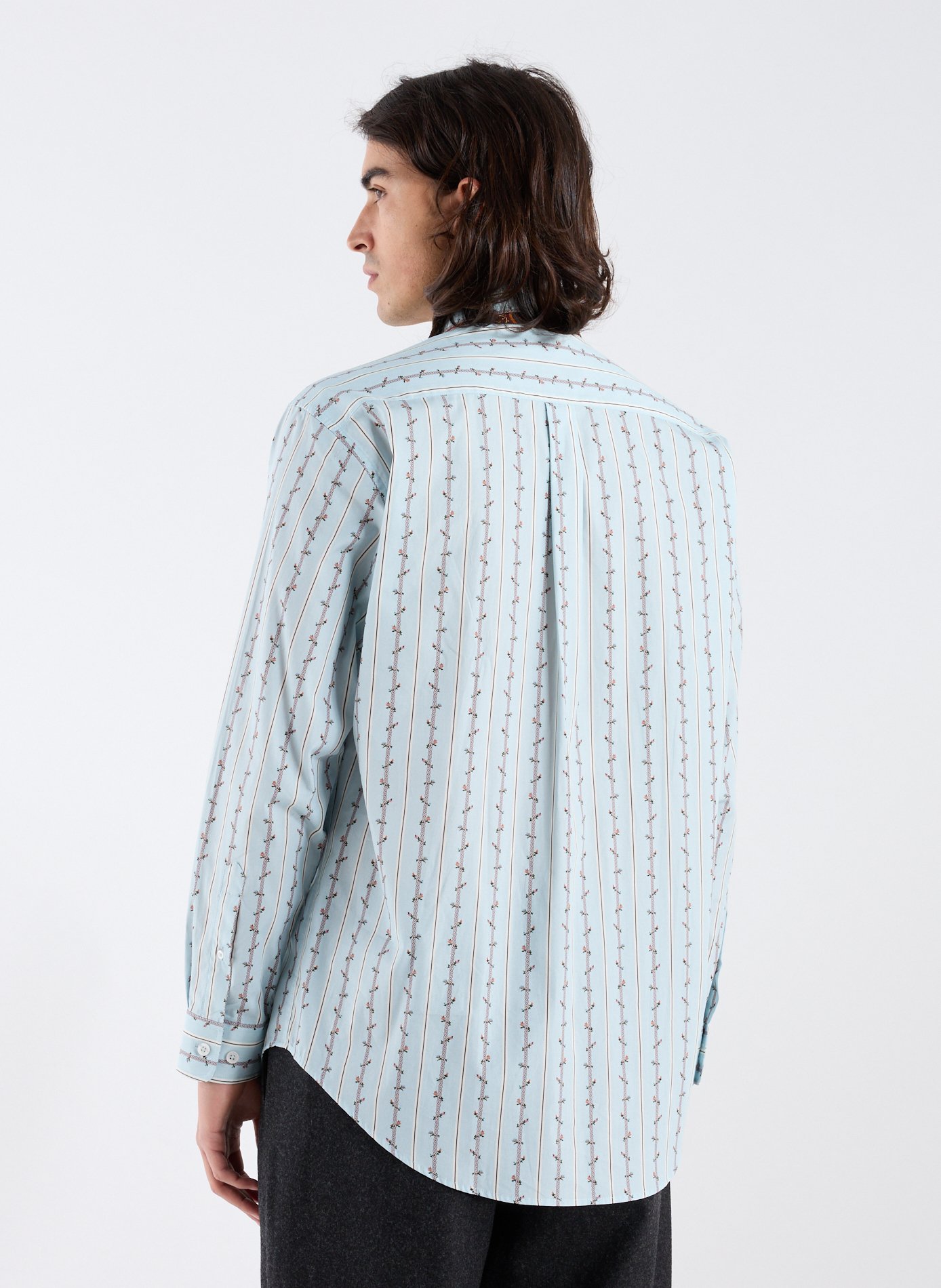 Cotton patterned shirt DROLE DE MONSIEUR Blue