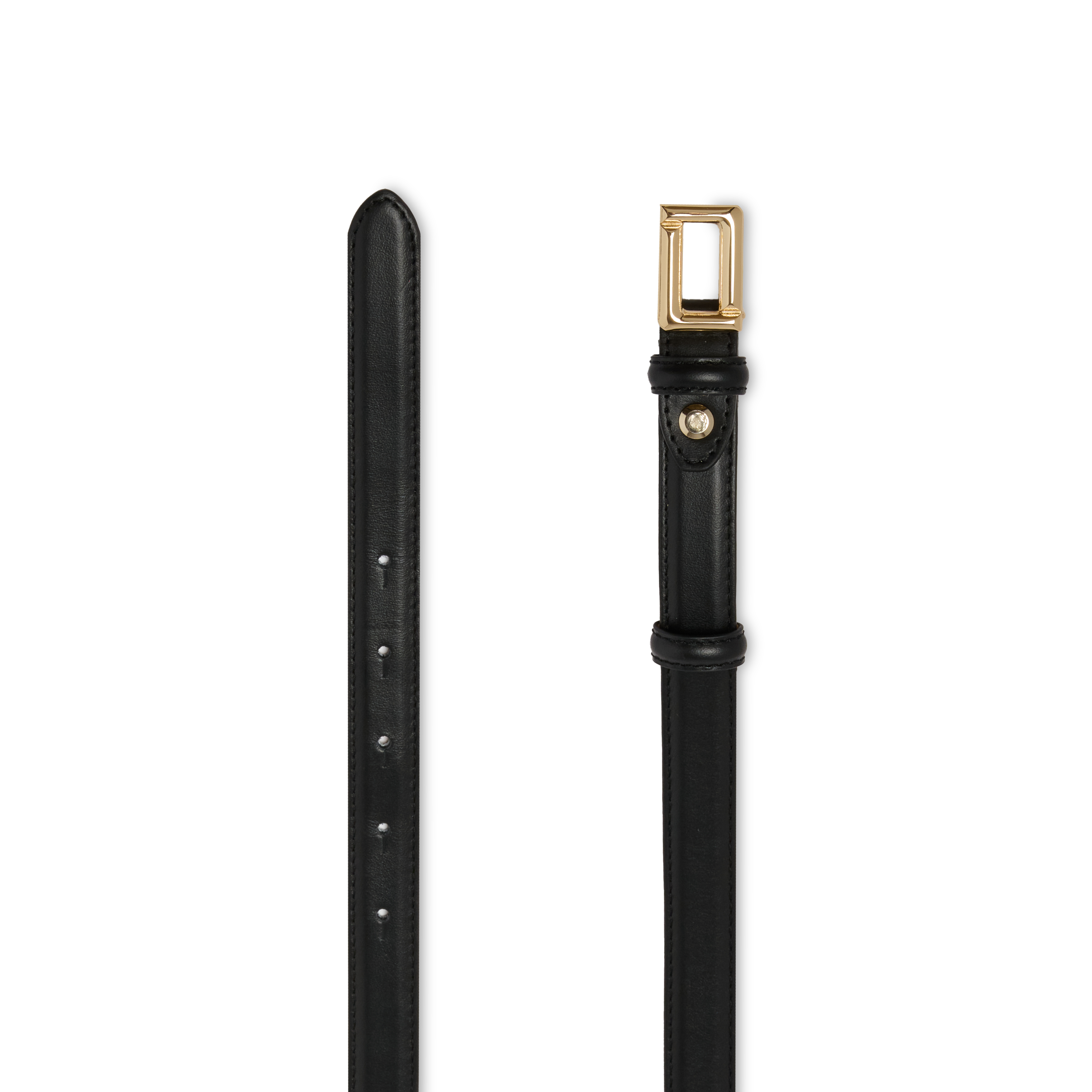 Ceinture 20mm angèle de lancel en cuir LANCEL Noir