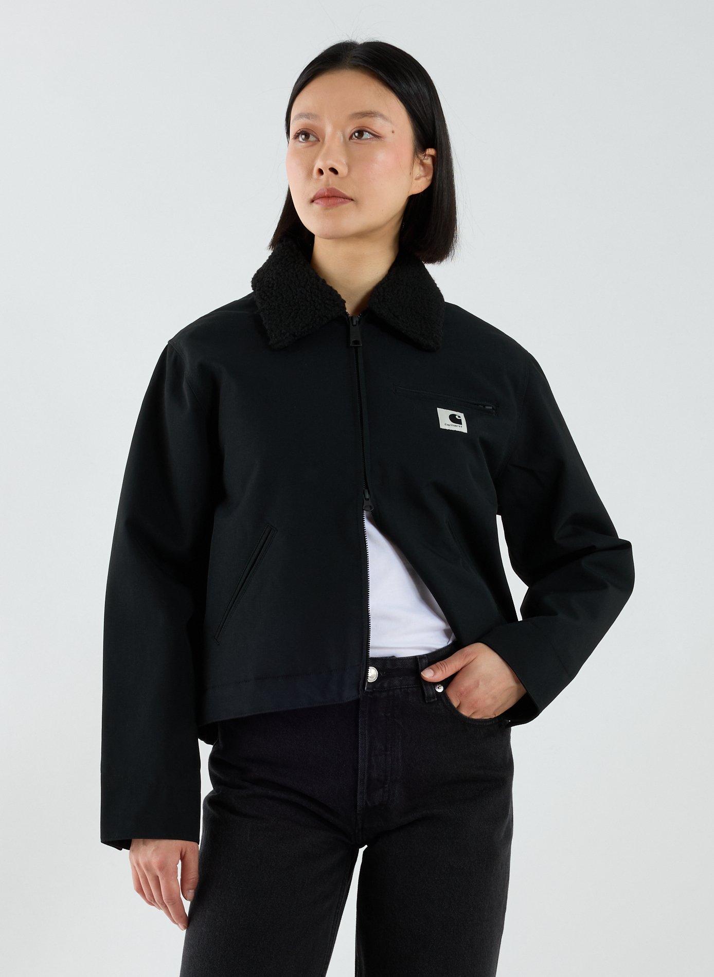 Veste d'exterieur à logo CARHARTT WIP Noir