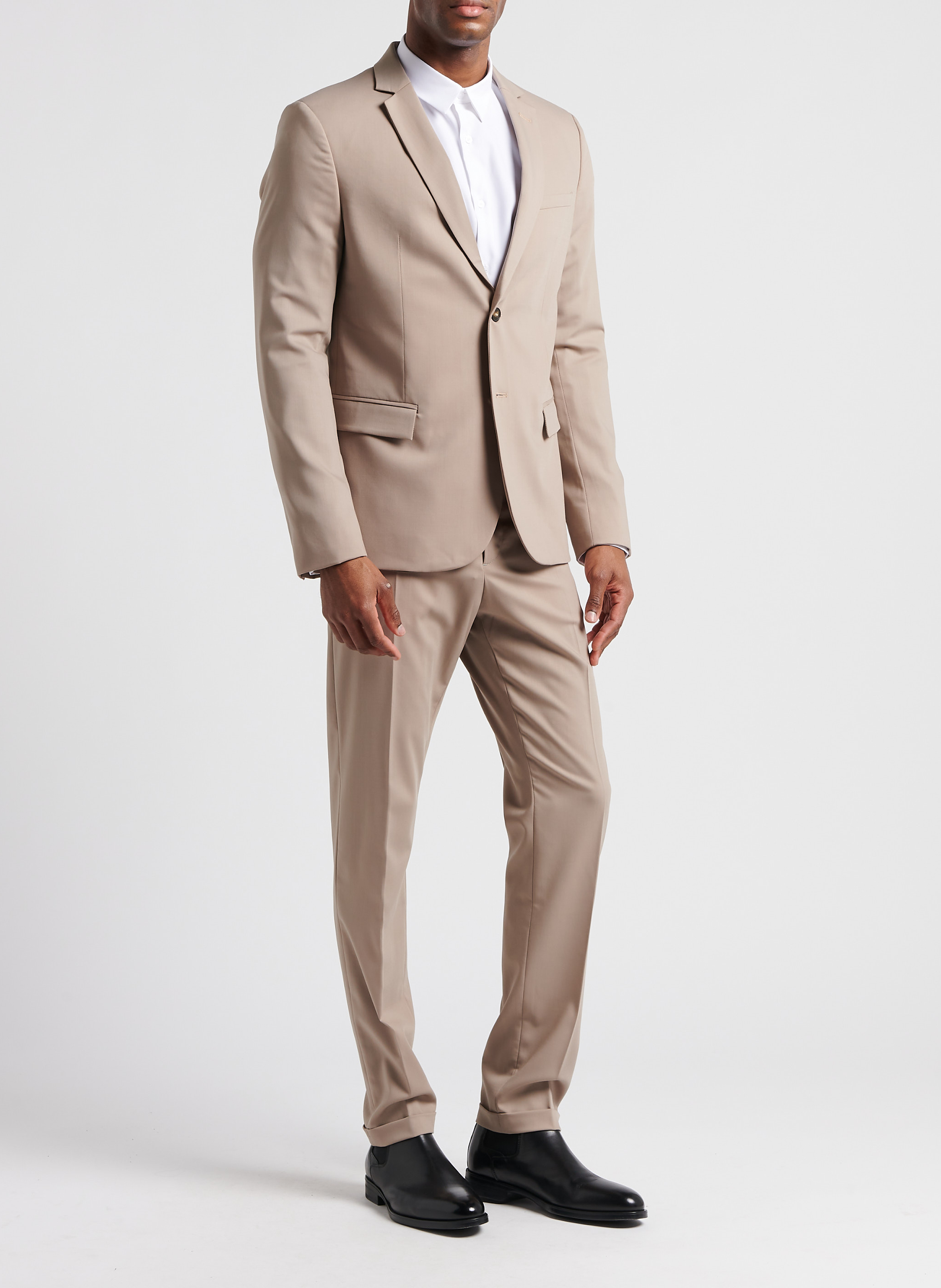 Chemise col classique regular-fit IKKS Blanc