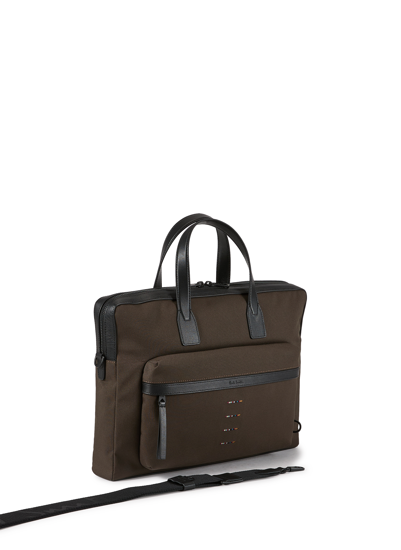 Logo document holder PAUL SMITH Brown