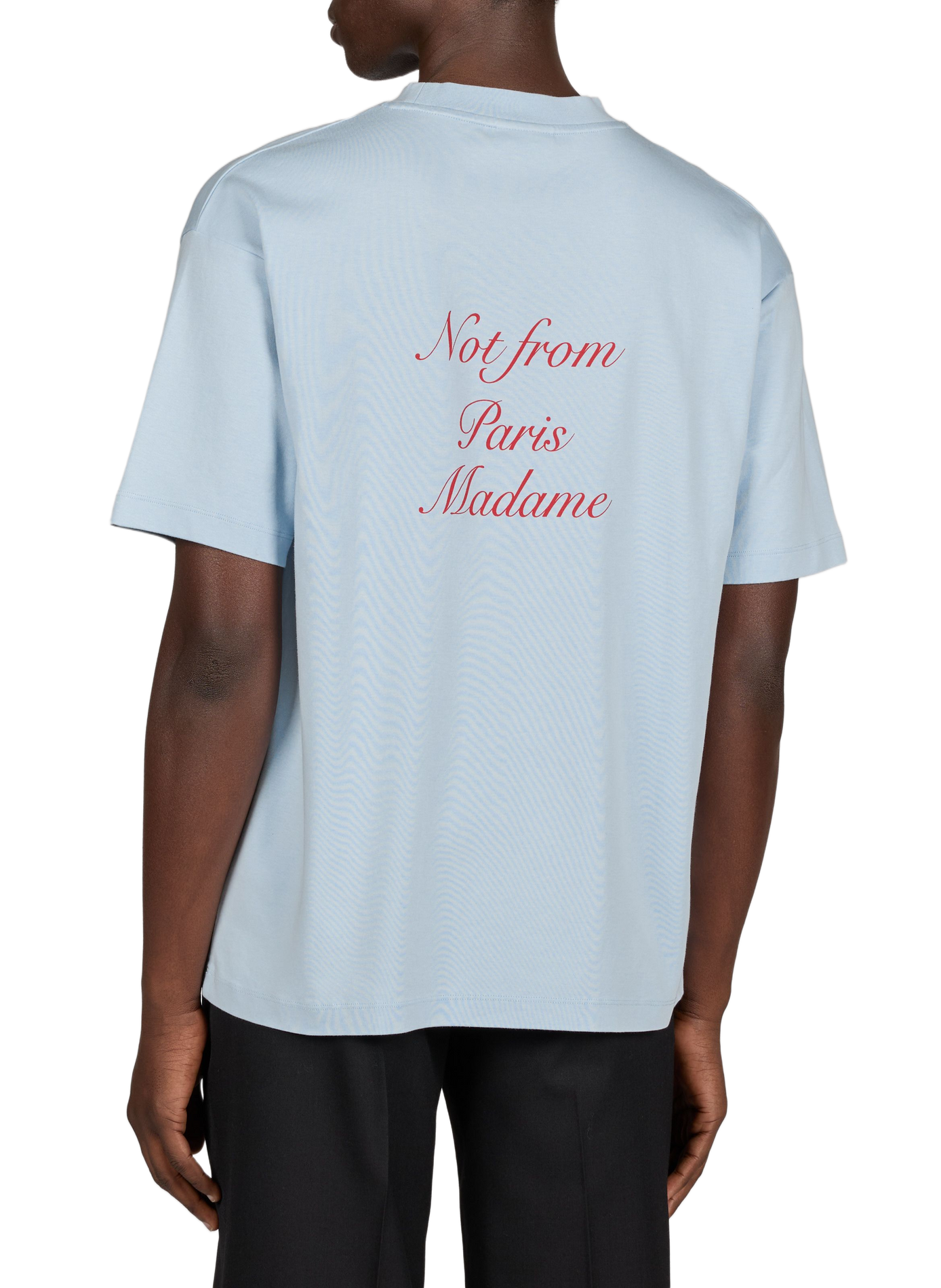 T-shirt en coton DROLE DE MONSIEUR Bleu