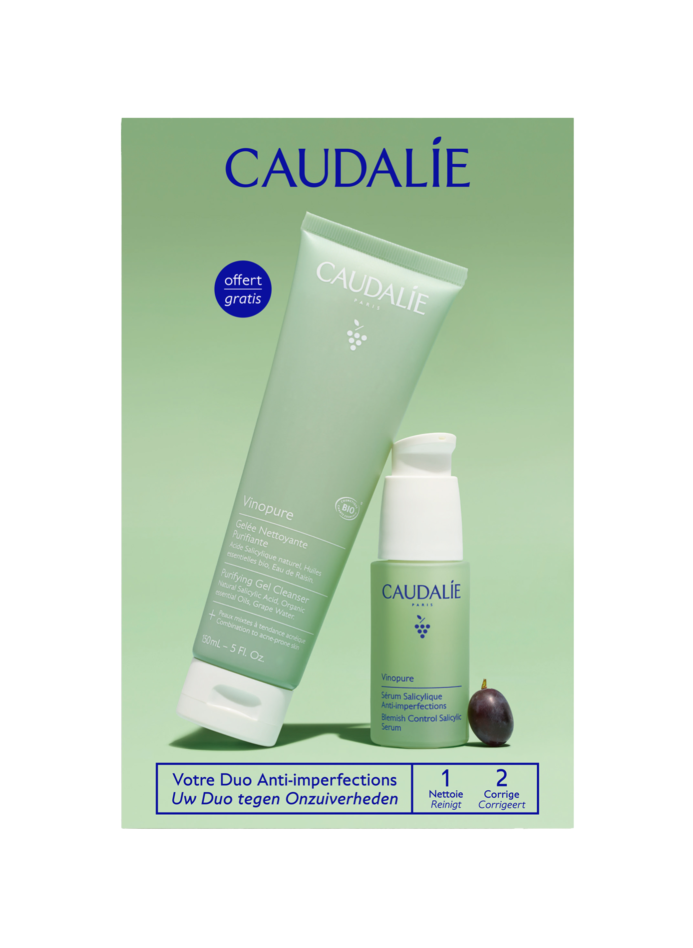 Gift set Vinopure Serum & Gel 2026 CAUDALIE No color