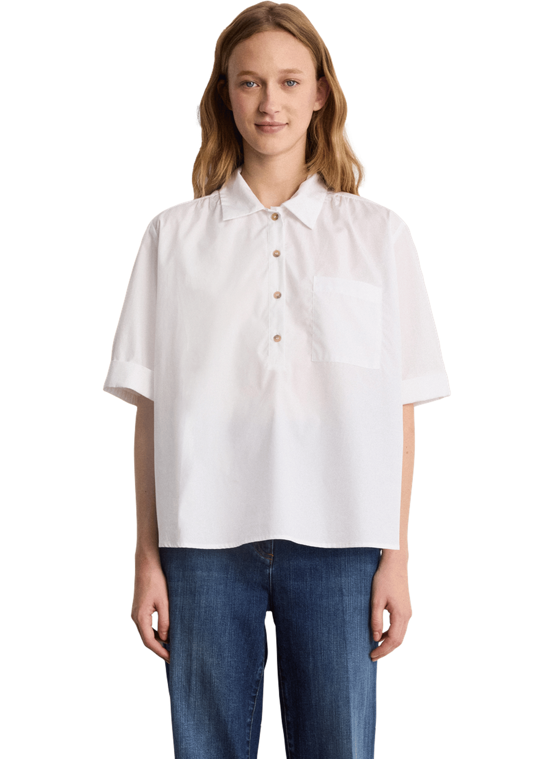 Blouse en popeline - cali PABLO Blanc