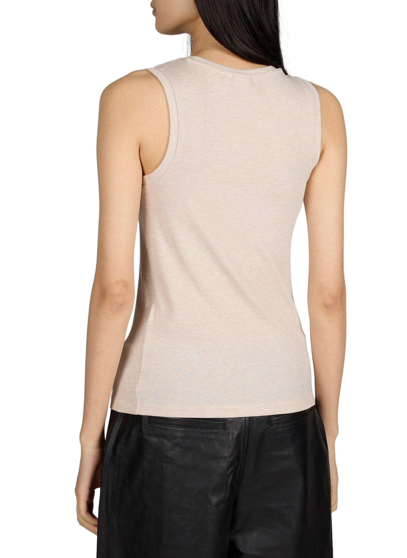 Débardeur à logo ROUGE EDIT Beige