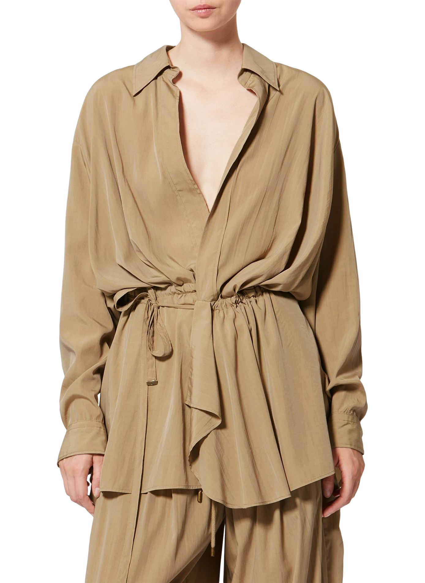 Lightweight Keren technical fabric jacket ISABEL MARANT Khaki