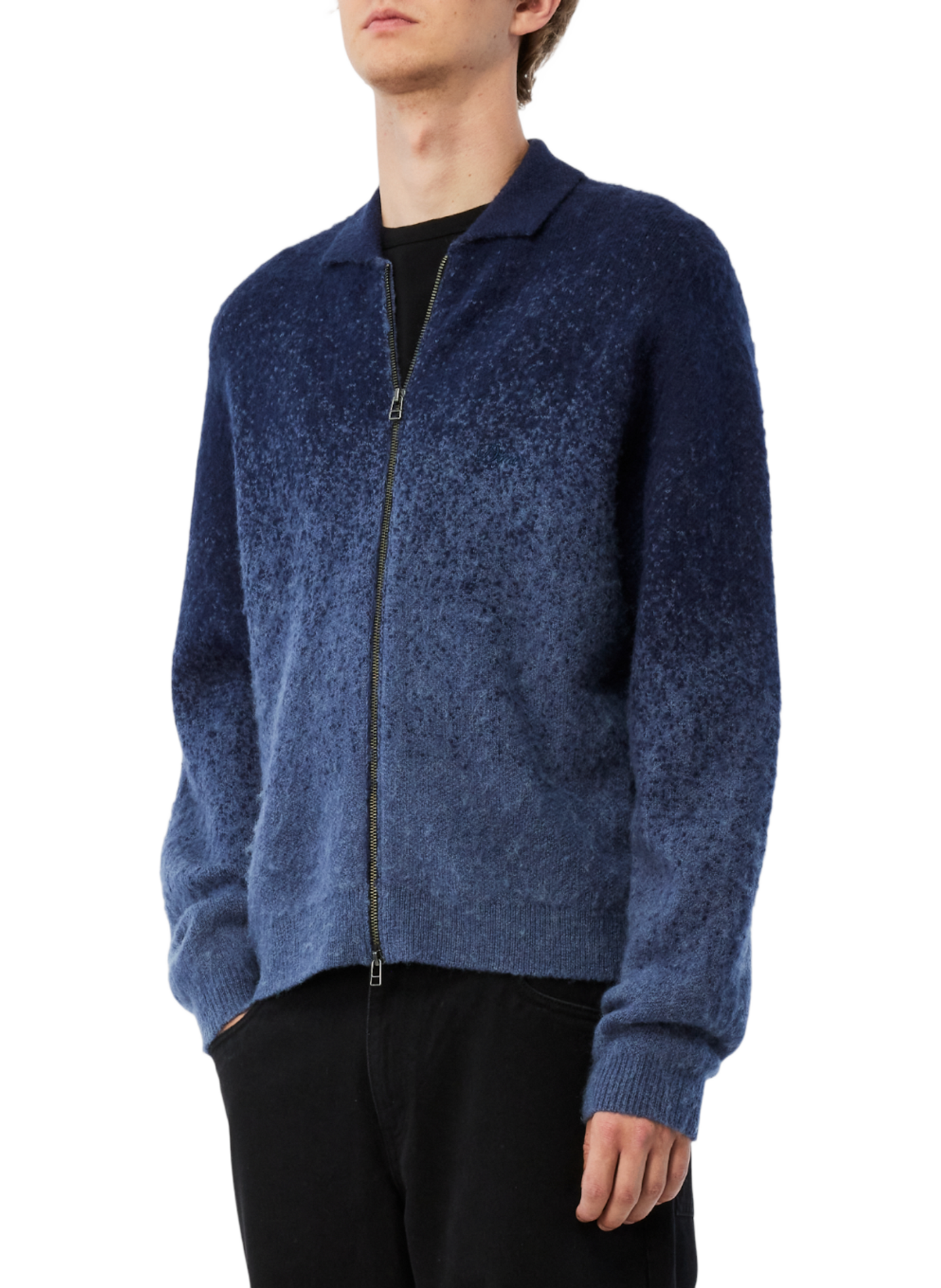 Pull zip tie and dye DIME Bleu