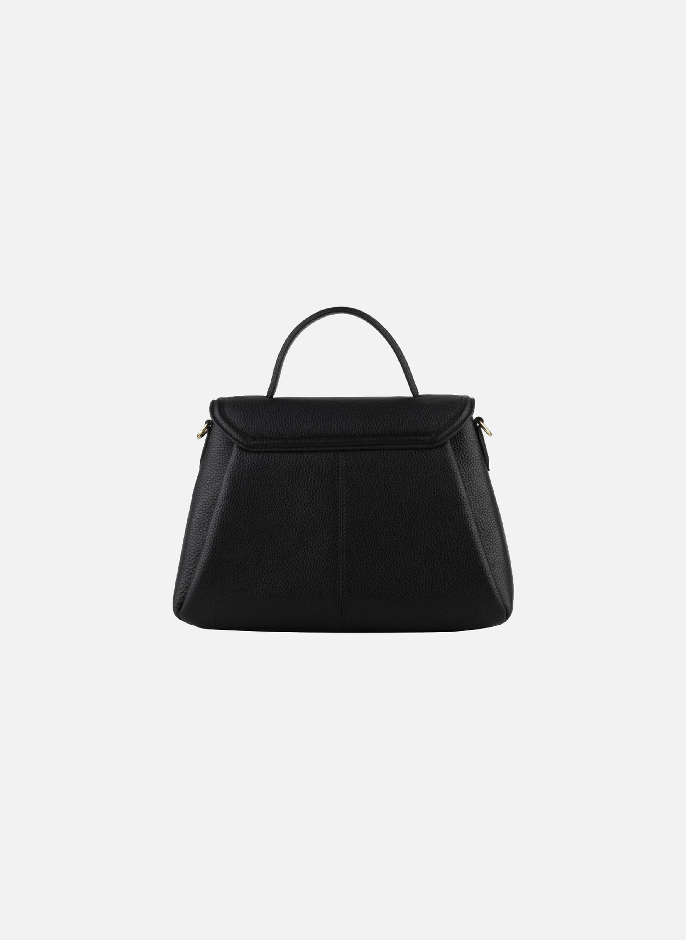 Carat | sac à main gm en cuir de vachette POURCHET Noir