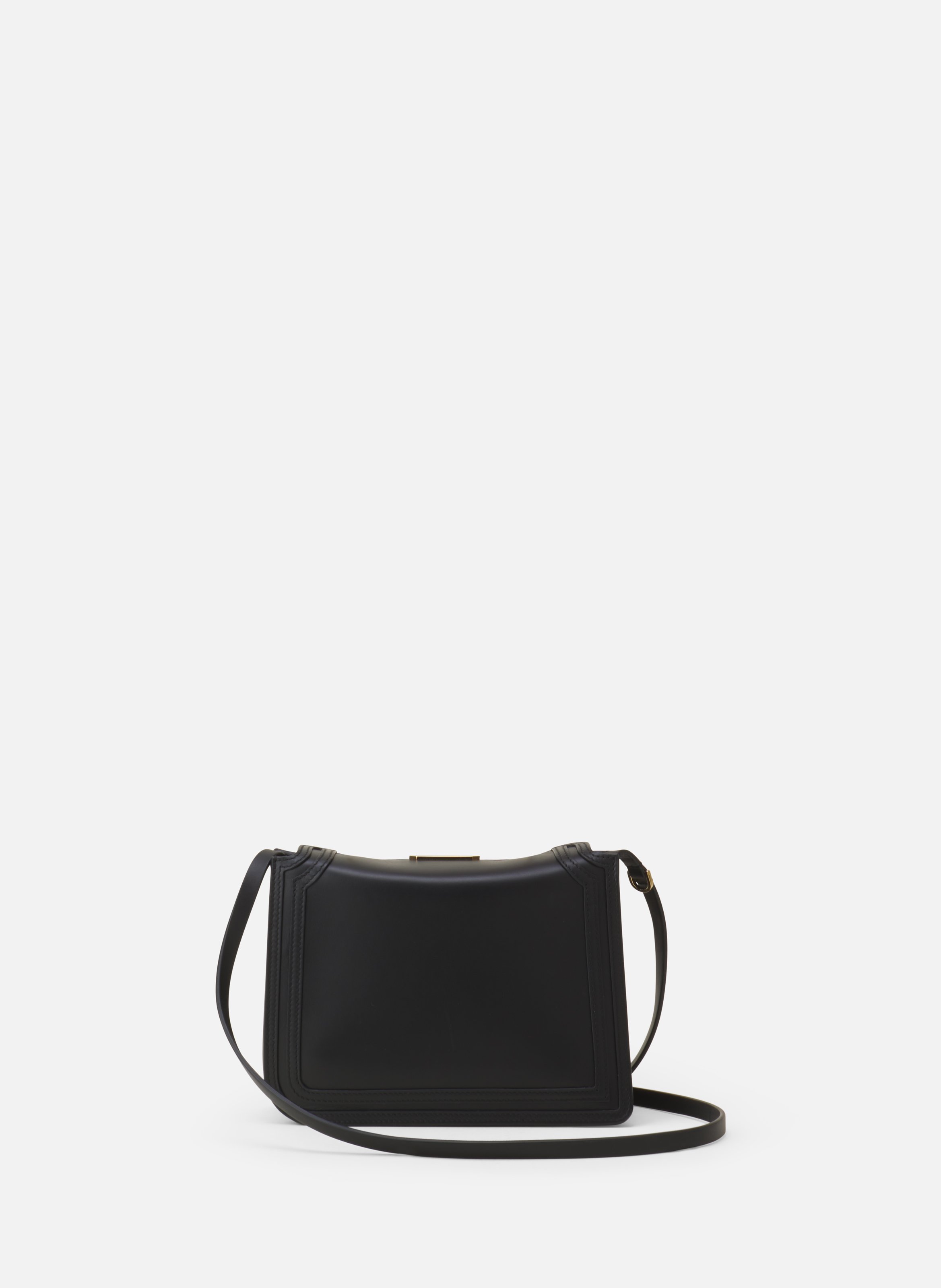 Sac compagnon 16  en cuir LANVIN Noir
