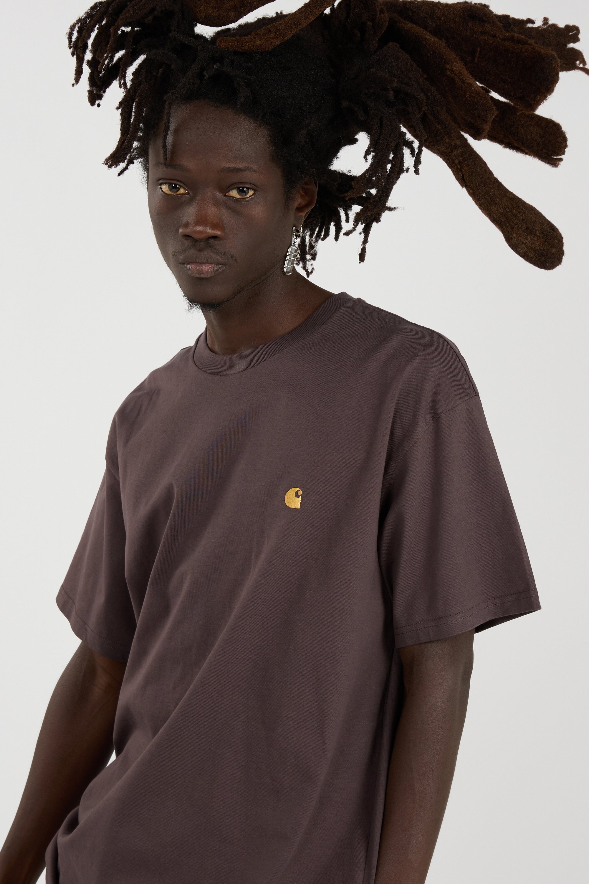 T-shirt chase CARHARTT WIP Marron