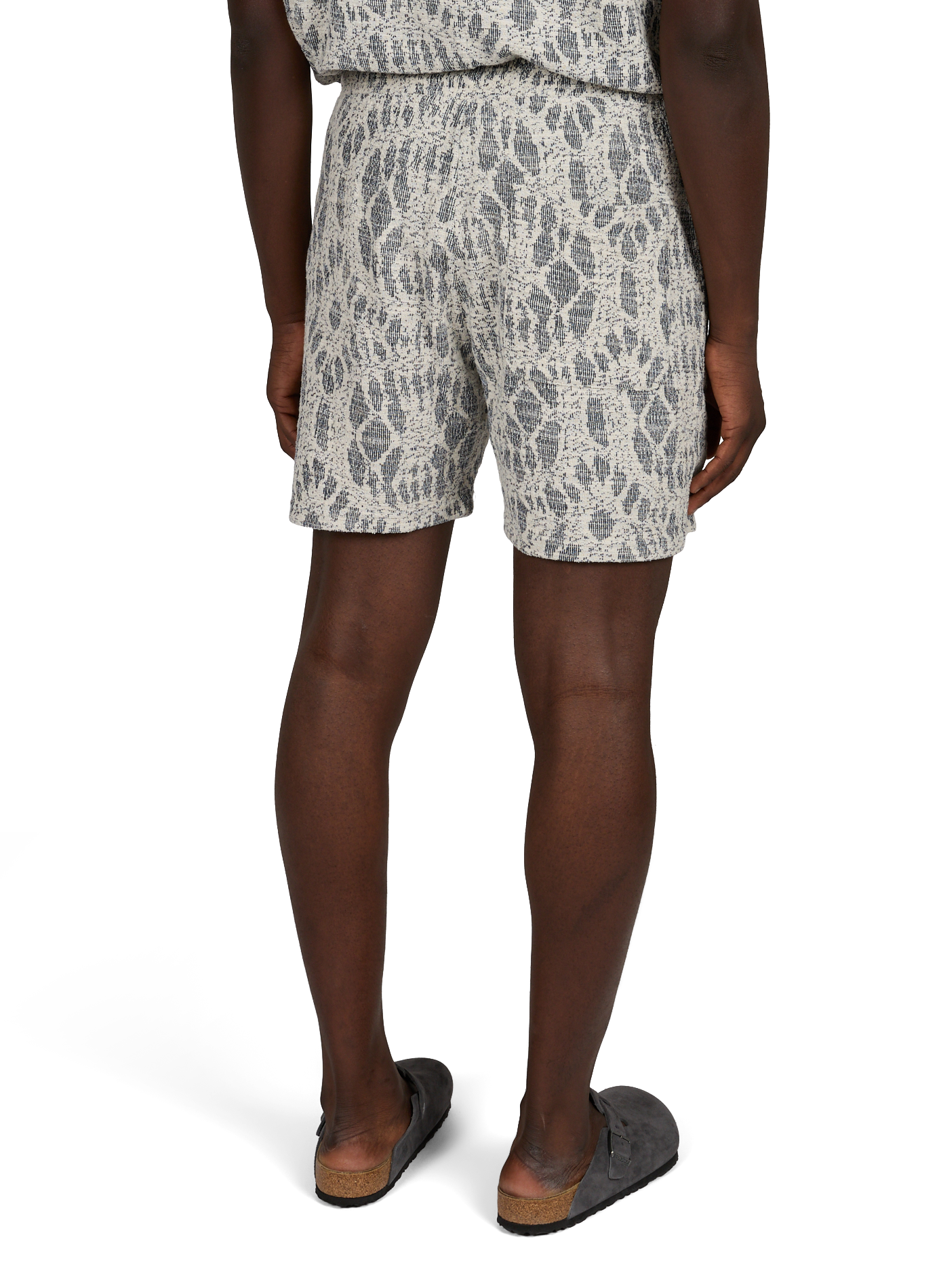 Korte grote jacquard SAMSOE SAMSOE Wit