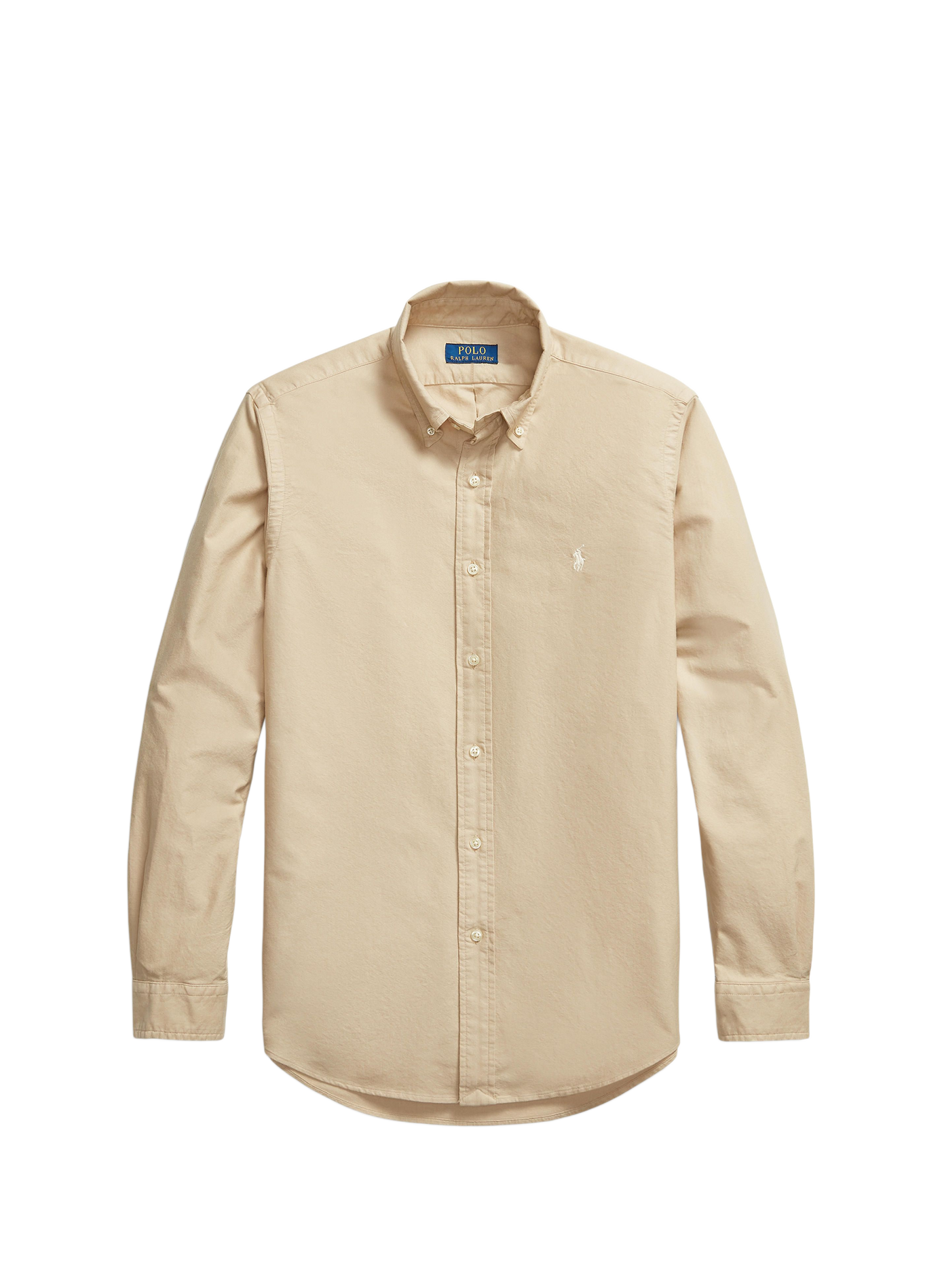 Chemise à manches longues en coton  CHEM. ML CUSTOM FIT [10936] Dune tan