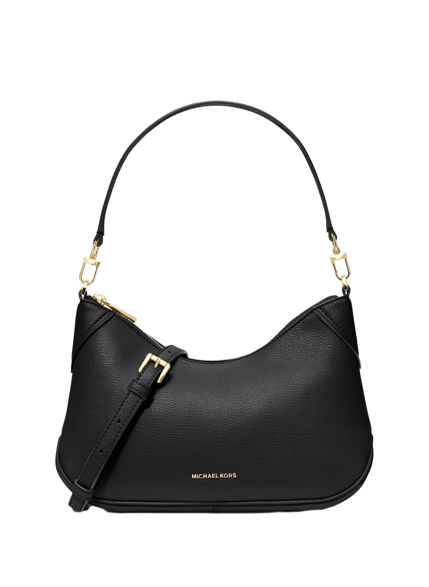 Sac à bandoulière Jet Set en cuir MICHAEL KORS Noir