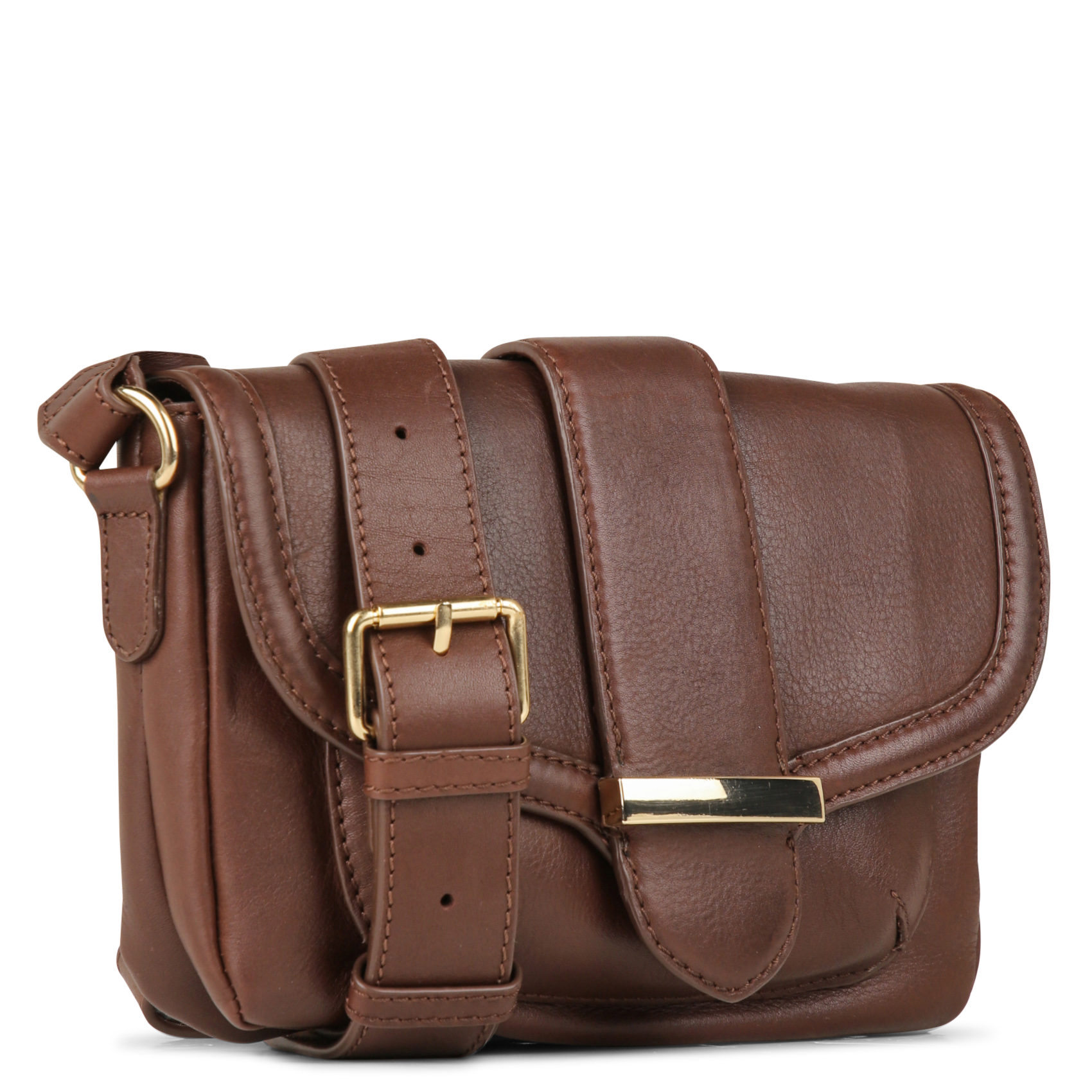 Sac bandoulière en cuir de vache marcel MAISON 123 Rouge