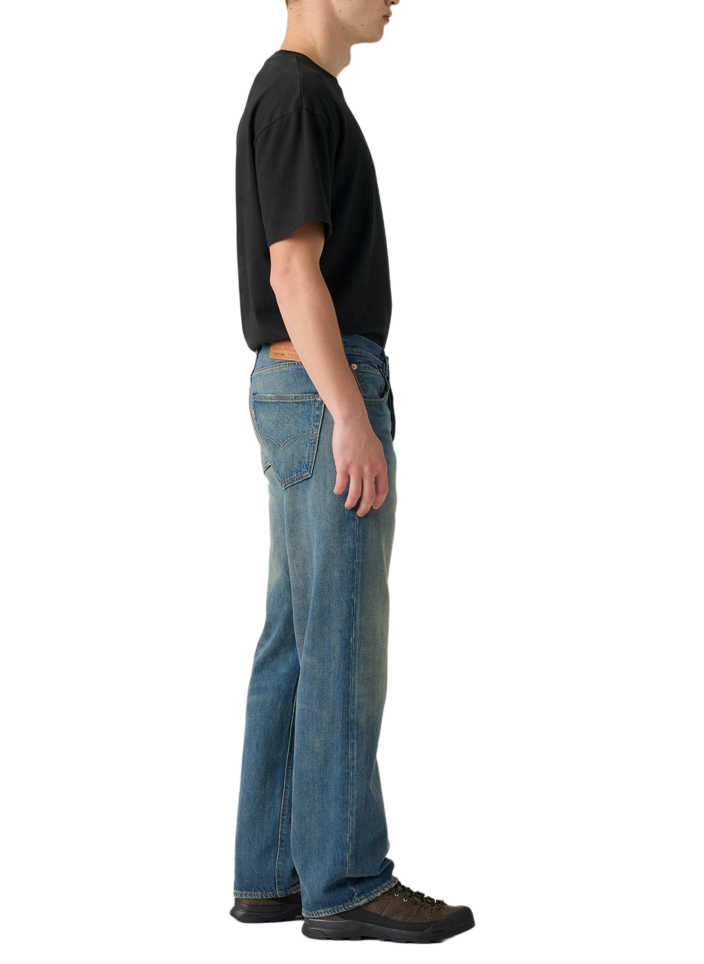 Weite Baumwolljeans LEVI'S Blau