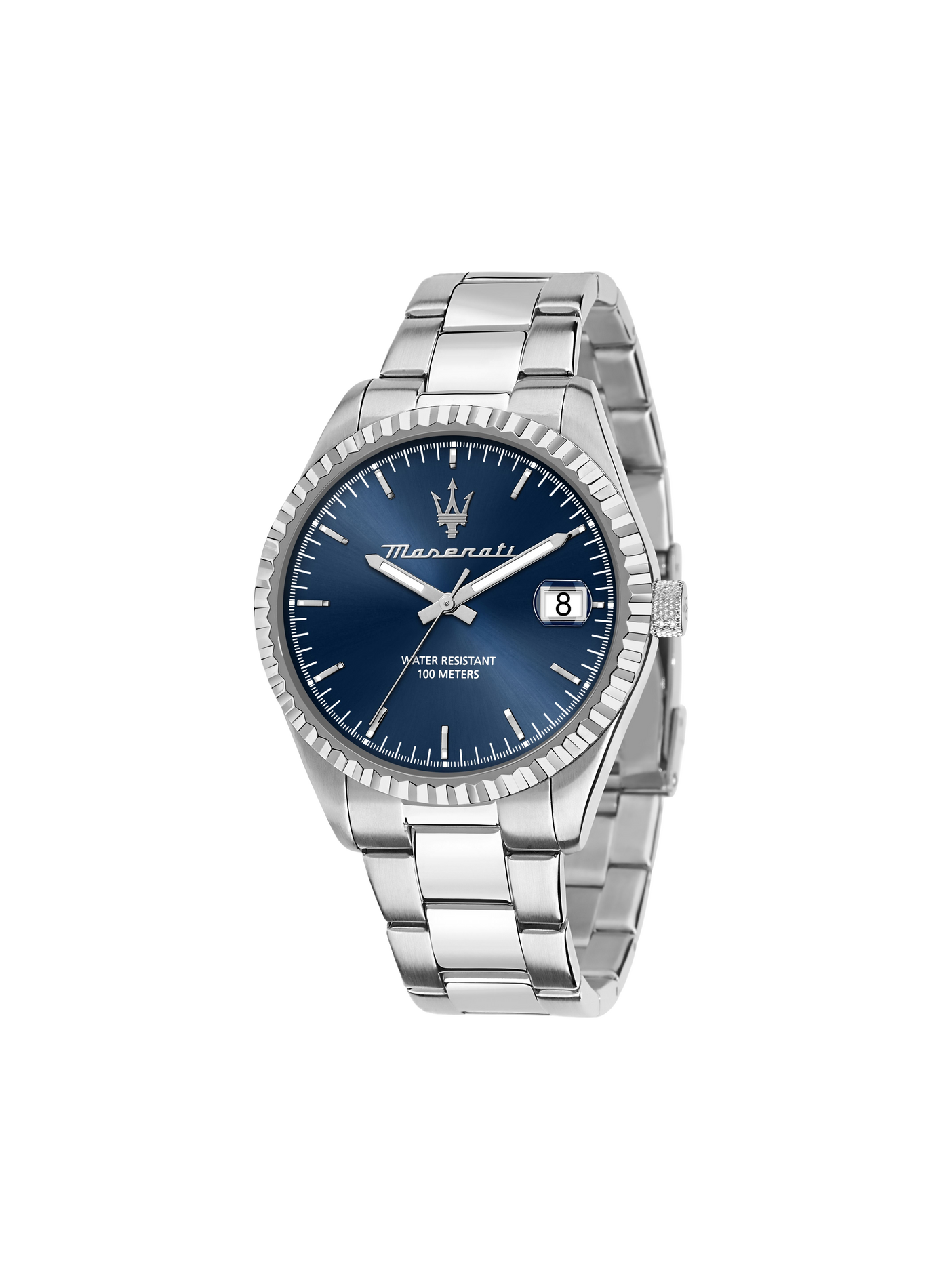 Montre quartz en acier inoxydable MASERATI Bleu
