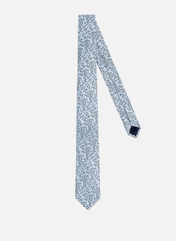 Cravate jacquard floral en soie Multicolore by AU PRINTEMPS PARIS AU PRINTEMPS PARIS Cravate jacquard floral en soie Multicolore