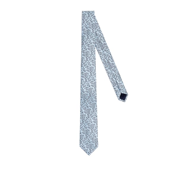 Cravate jacquard floral en soie Cravate jacquard floral en soie