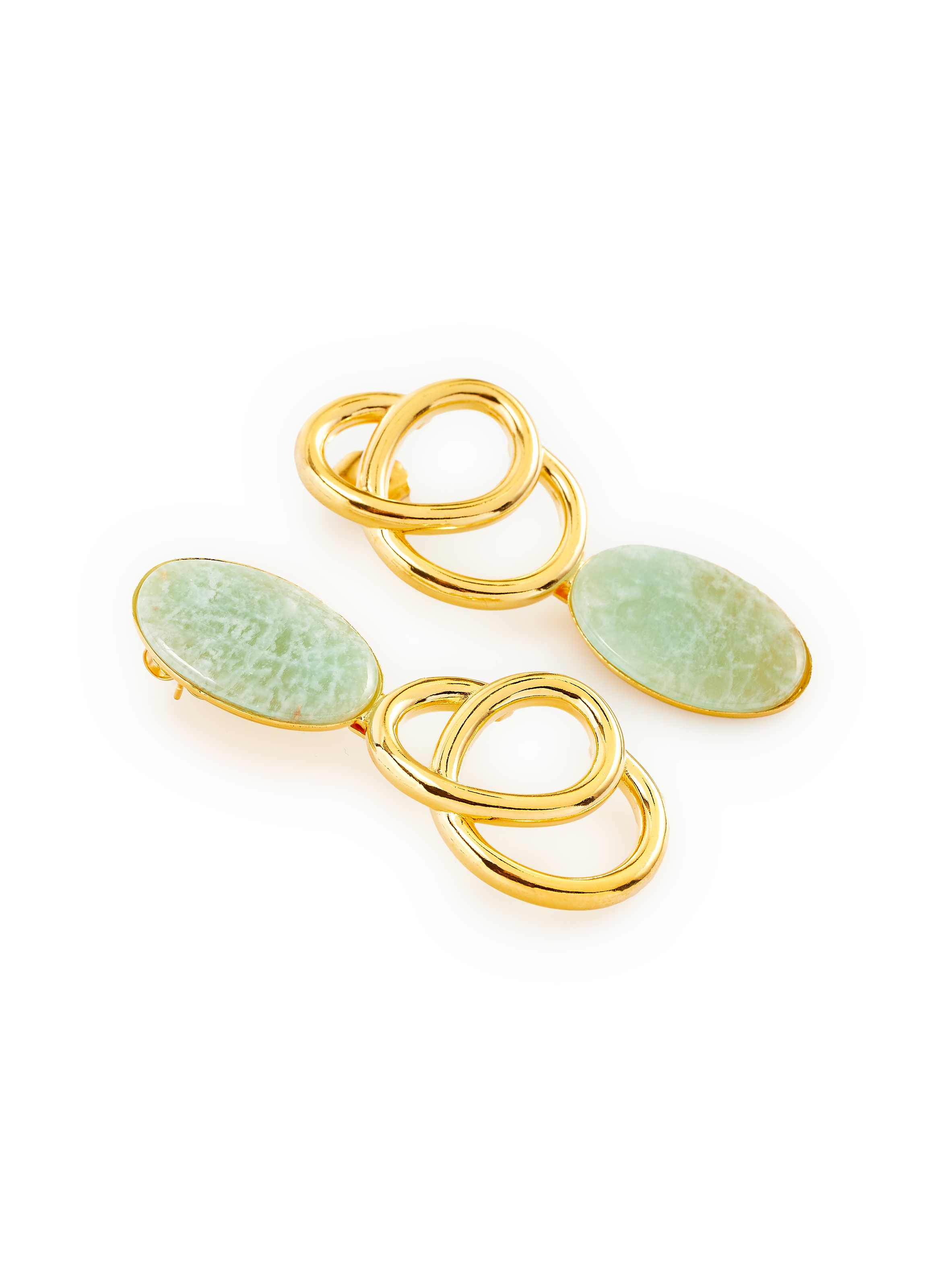 Boucles d'oreilles Sonia en laiton